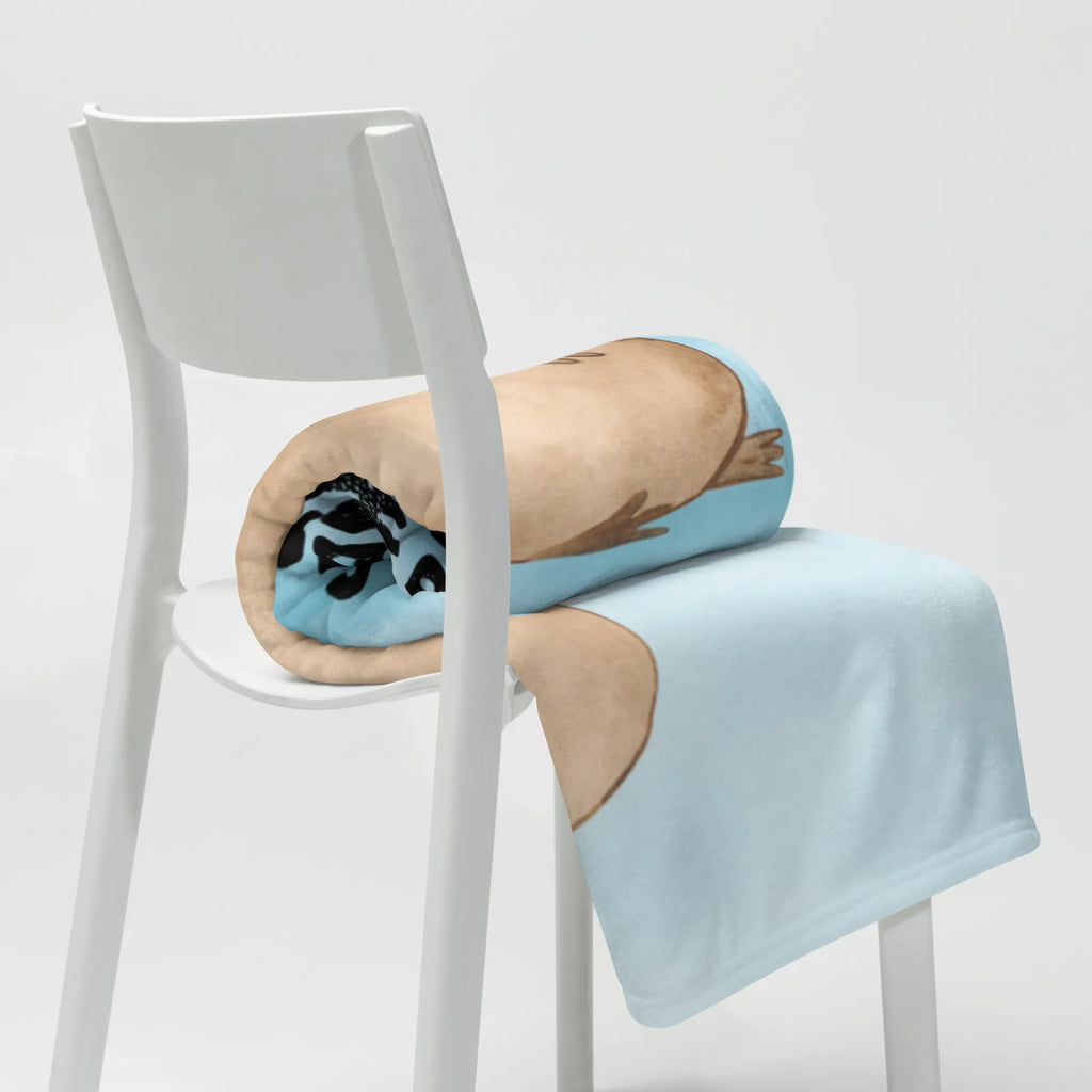 Kocyk dla niemowląt dziobak Odwaga Zwierzeta morskie, Morze, Wakacje