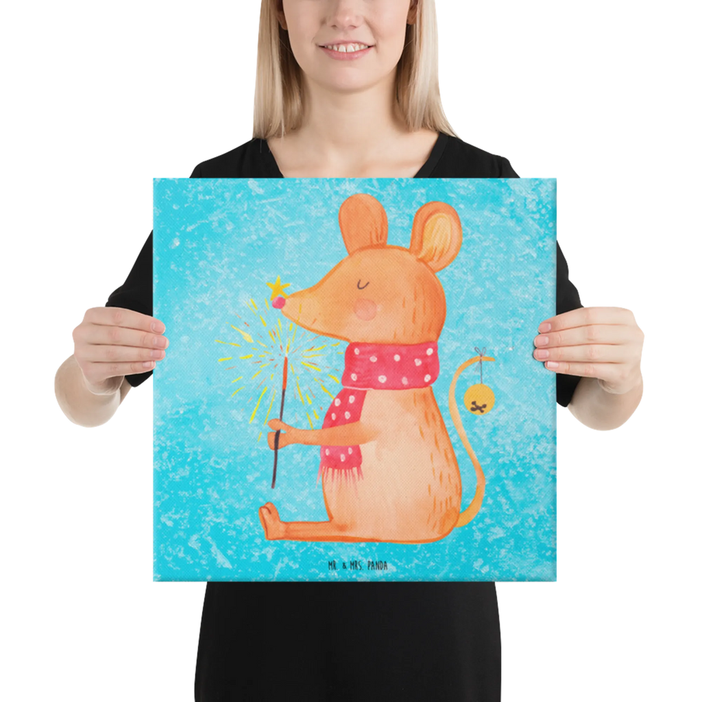 Canvas picture Mouse Christmas Leinwand, Bild, Kunstdruck, Wanddeko, Dekoration, Winter, Weihnachten, Weihnachtsdeko, Nikolaus, Advent, Heiligabend, Wintermotiv, Frohe Weihnachten, Weihnachtsgruß, Weihnachtsmotiv, Maus, Mäuschen, Weihnachtswunder