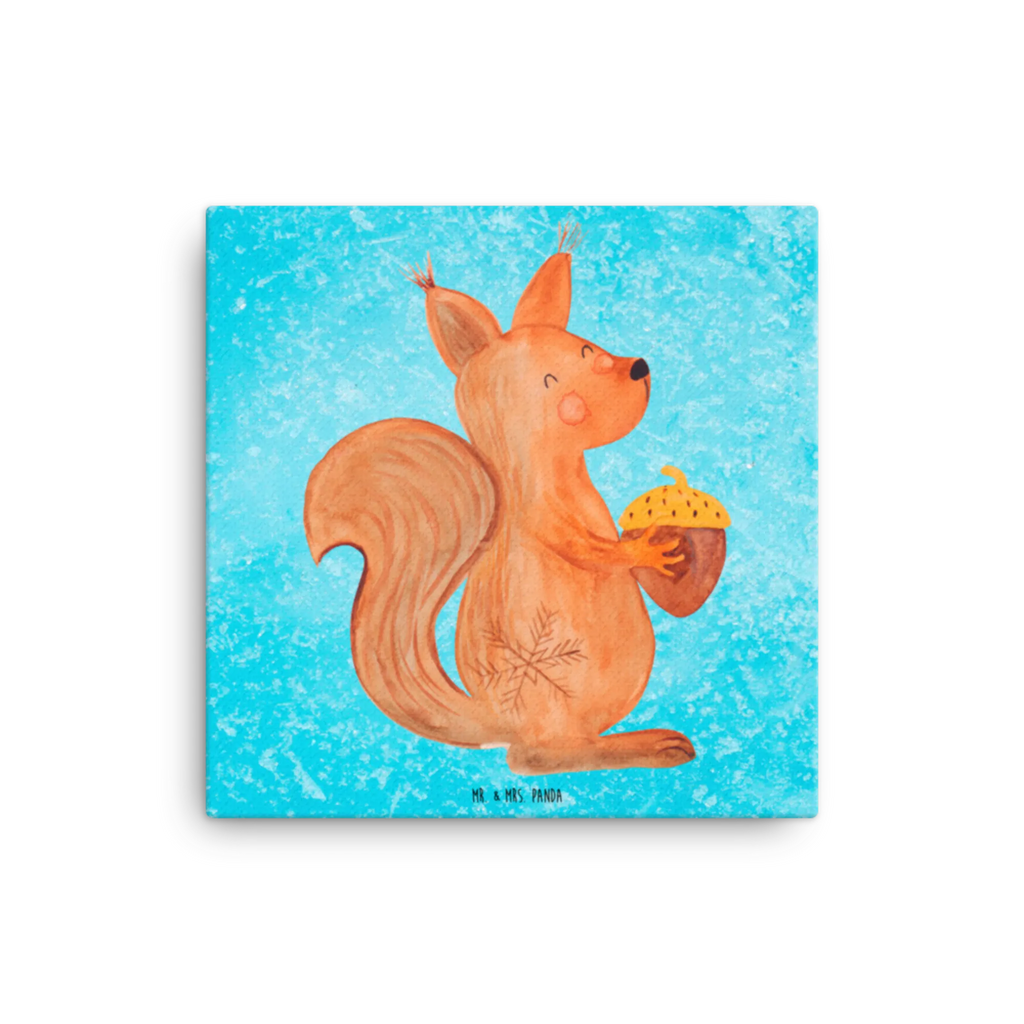 Canvas picture Squirrel Christmas Kunstdruck, Leinwand, Weihnachtsdeko, Winter, Nikolaus, Advent, Heiligabend, Wintermotiv, Weihnachten, Weihnachtsmotiv, Weihnachtsgruß, Frohe Weihnachten, Frohes Neues Jahr, Vogel, Guten Rutsch, Neujahr