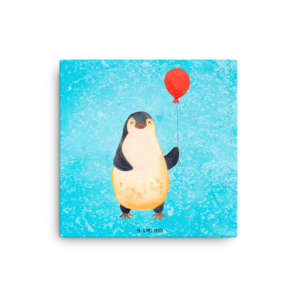 Canvas picture Penguin balloon Leinwand, Kunstdruck, Pinguin, Glück, Liebe, Geschenk Freundin, Motivation, Beste Freundin, Lebenslust, Neues Leben, Geschenkidee, Luftballon, Neustart, Pinguine, Tagträume
