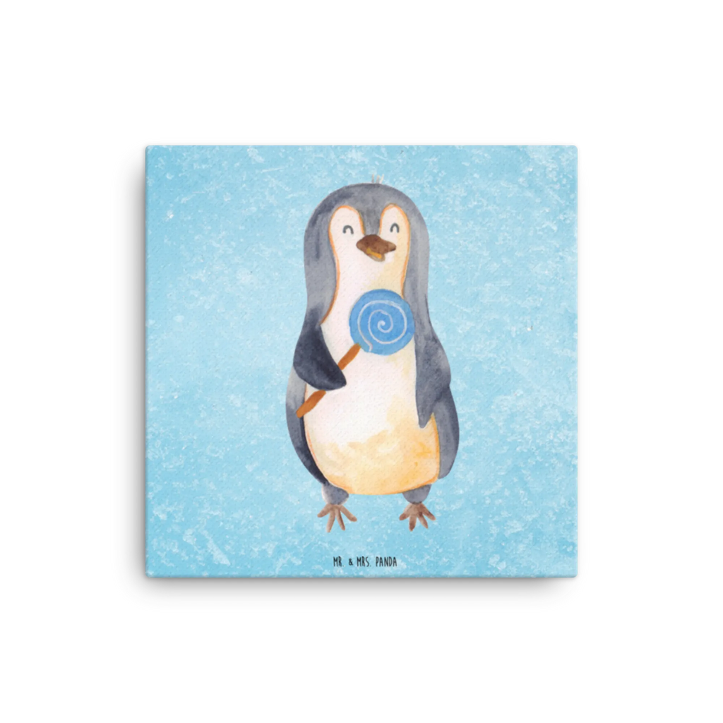 Canvas picture Penguin lollipop Leinwand, Kunstdruck, Pinguin, Ganove, Rabauke, Lolli, Pinguine, Süßigkeiten, Rebell, Gauner, Spruch, Blödsinn