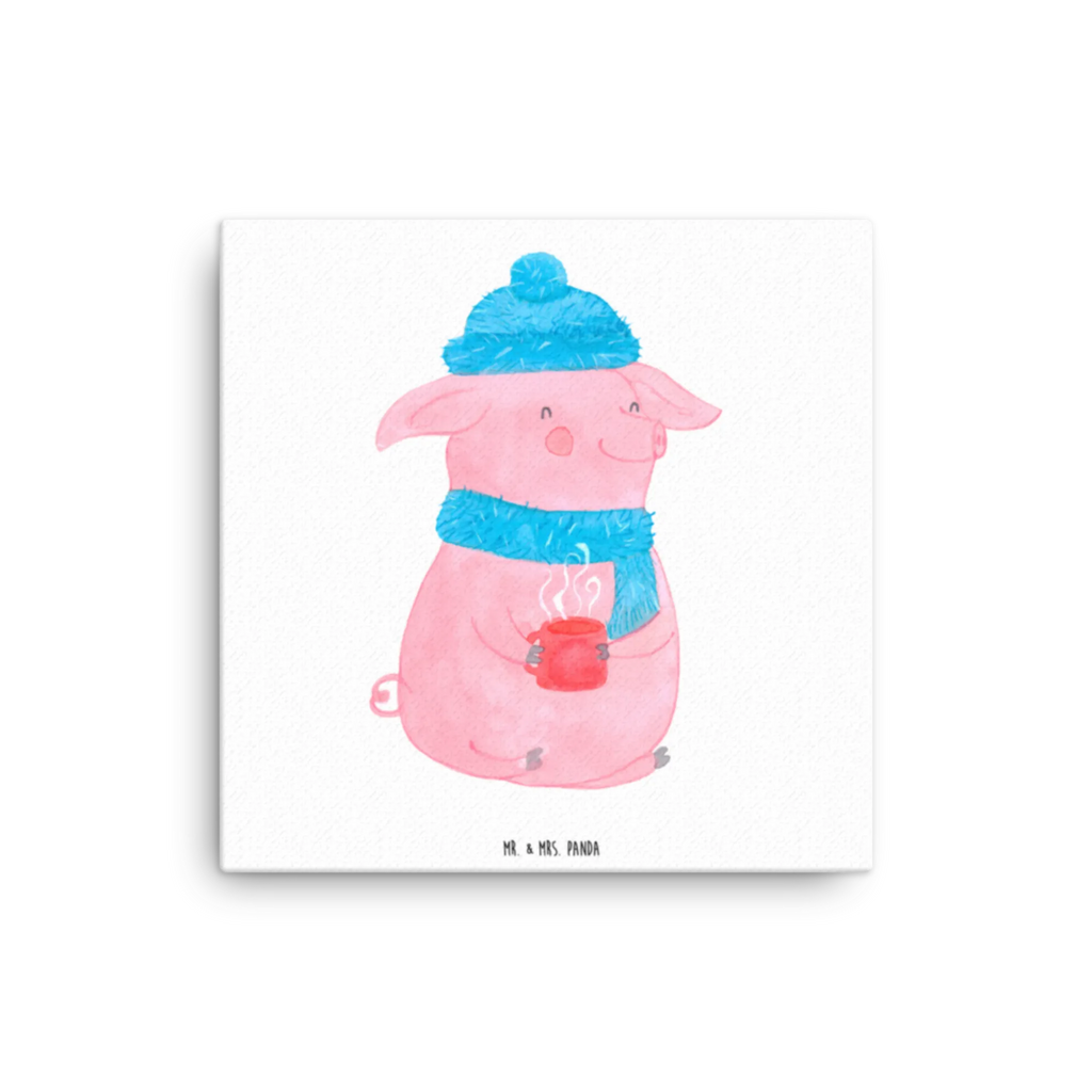 Leinwand Bild Lallelndes Glühschwein Kunstdruck, Leinwand, Wintermotiv, Weihnachten, Advent, Weihnachtsdeko, Winter, Heiligabend, Nikolaus, Weihnachtsmarkt, Glühwein, Betrunken, Spruch