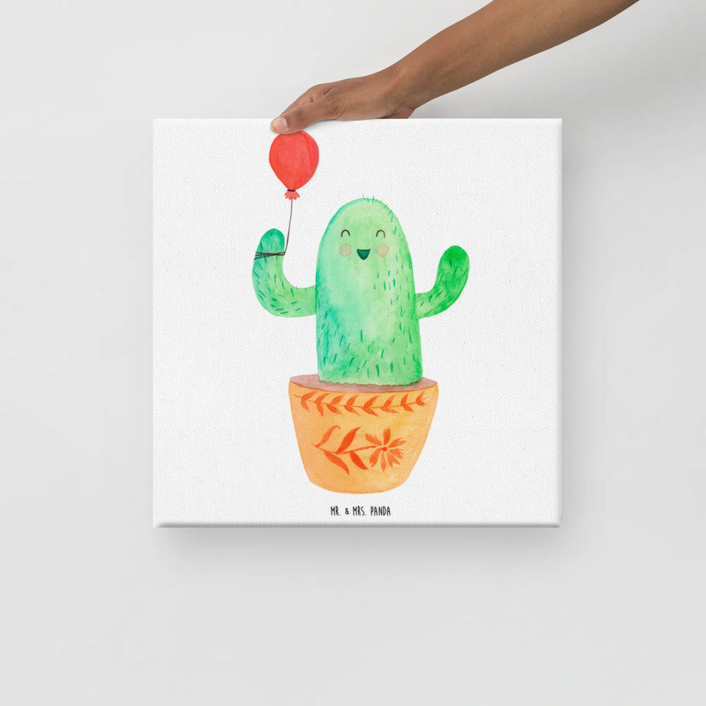 Leinwand Bild Kaktus Luftballon Dekoration, Kunstdruck, Bild, Leinwand, Wanddeko, Kaktus, Kakteen, Büroalltag, Ausbildung, Stress, Freude, Prüfung, Büro, Freund, Neustart, Luftballon, Freundin