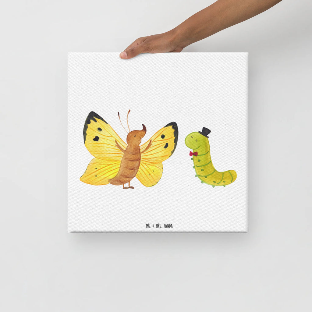 Canvas picture Caterpillar butterfly Kunstdruck, Bild, Leinwand, Wanddeko, Dekoration, Tiermotive, Gute Laune, lustige Sprüche, Tiere, Hütchen, Entwicklung, Zitronenfalter, Kokon, Schmetterling, Hut, Erwachsen werden, Raupe, Aufwachsen, Schönheit