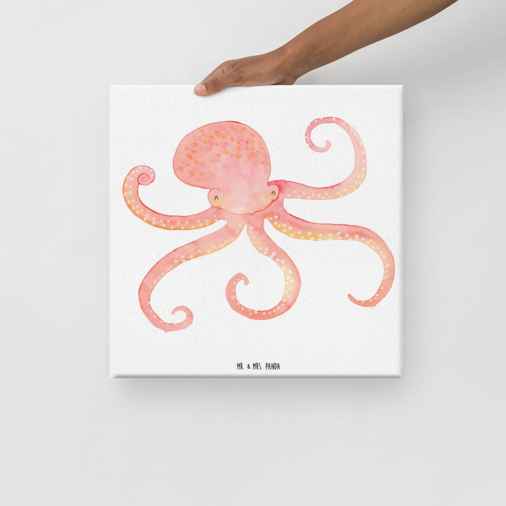 Canvas picture Squid Leinwand, Dekoration, Wanddeko, Bild, Kunstdruck, Tiermotive, Gute Laune, lustige Sprüche, Tiere, Tintenfisch, Meerestier, Meer, Arme, Wasser, Ozean, Krake