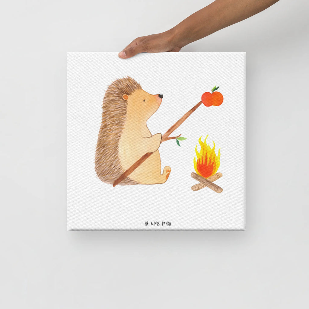 Canvas picture Hedgehog grilling Wanddeko, Bild, Dekoration, Leinwand, Kunstdruck, Tiermotive, Gute Laune, lustige Sprüche, Tiere, Sinn des Lebens, Grillen, Ziele, arbeitslos, Spruch, Igel, Motivation