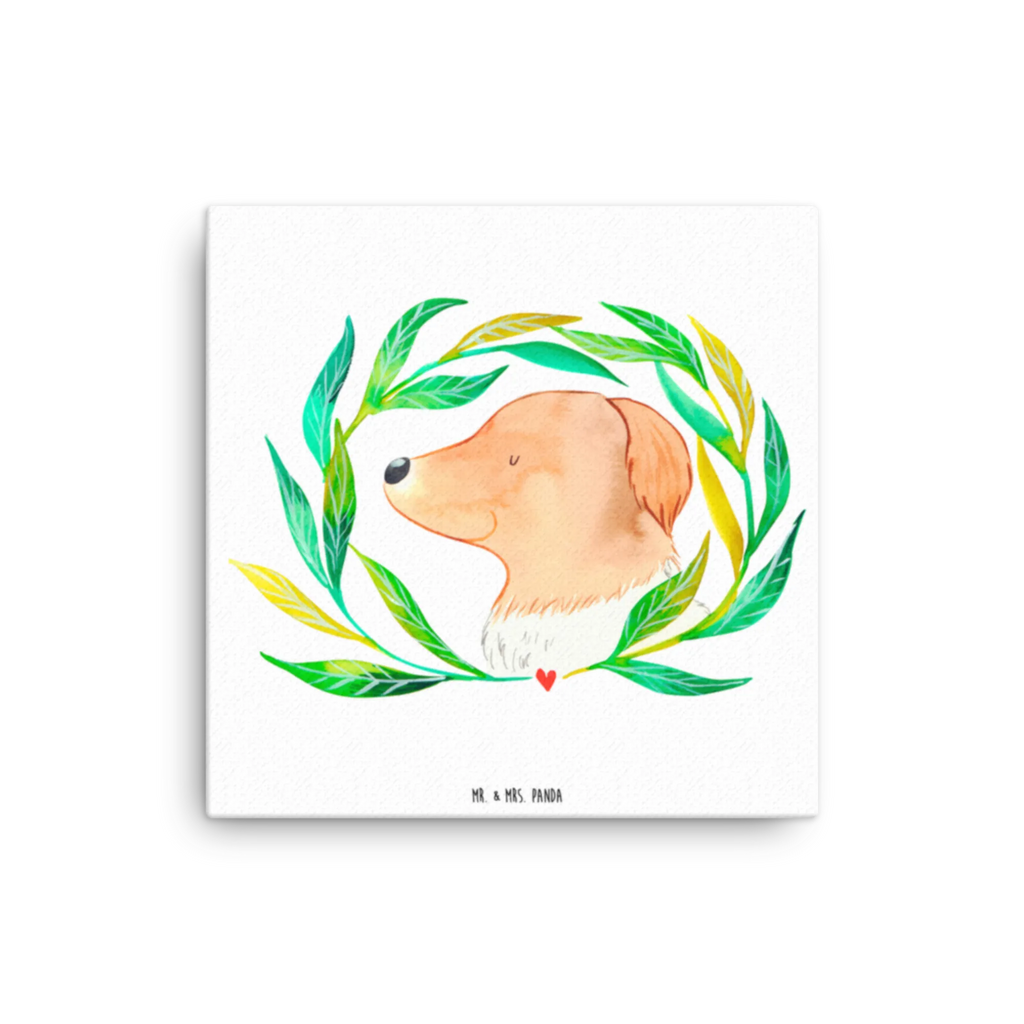 Canvas picture Dog Flower Kunstdruck, Leinwand, Hunderasse, Hundebesitzer, Sprüche, Hundemotiv, Haustier, Tierliebhaber, Hund, Ranke, Therapie, Selbsttherapie, Hundeglück, Hunde, Hundeliebe