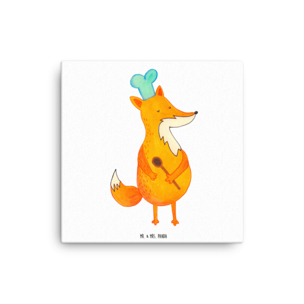 Canvas picture Fox A cook Leinwand, Kunstdruck, Fuchs, Bäcker, Witzig, Füchse, Köche, Spruch Lustig, Party Spruch, Küche Deko, Küche Spruch, Koch Geschenk