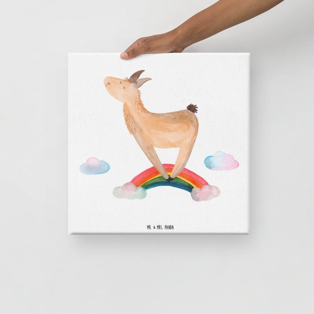 Canvas picture lama rainbow Leinwand, Bild, Wanddeko, Kunstdruck, Dekoration, Lama, Alpaka, Schule, Haters, Haters gonna hate, Außenseiter, Regenbogen, Lamas, Abi, Wolkenland, Freiheit, Selbstständig, Hobby