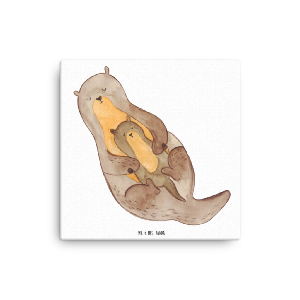 Canvas picture otter child Kunstdruck, Leinwand, Fischotter, Seeotter, Otter, Otter Seeotter See Otter