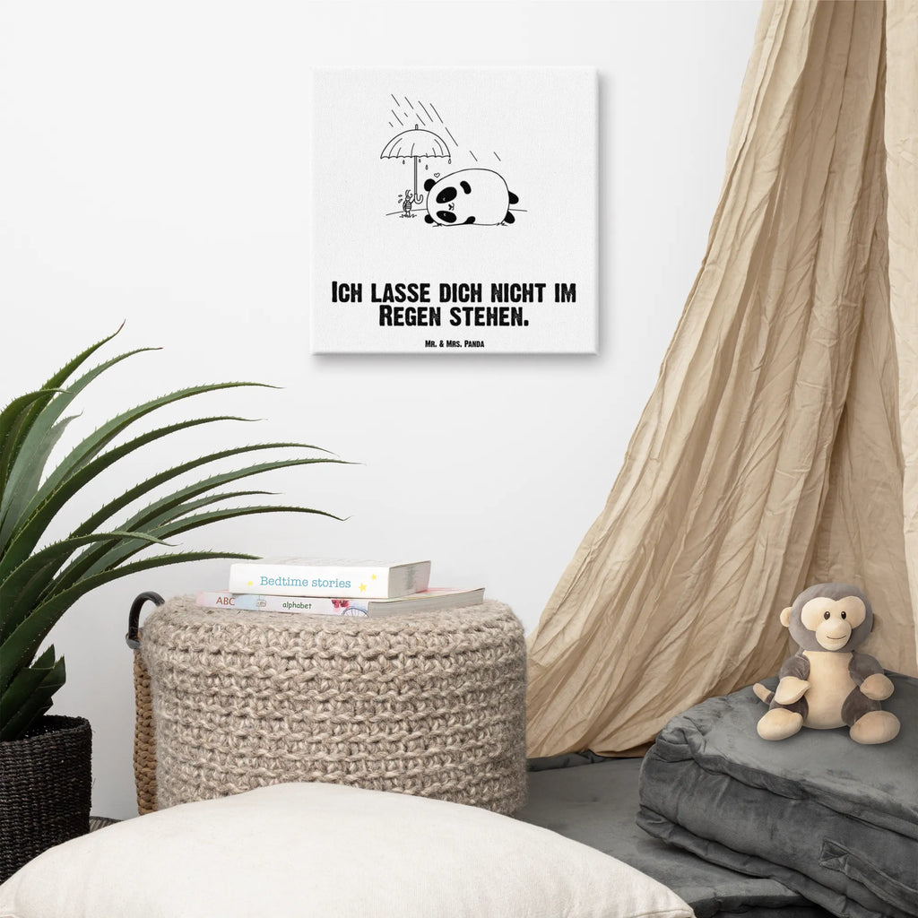 Leinwand Bild Easy & Peasy Freundschaft Kunstdruck, Leinwand