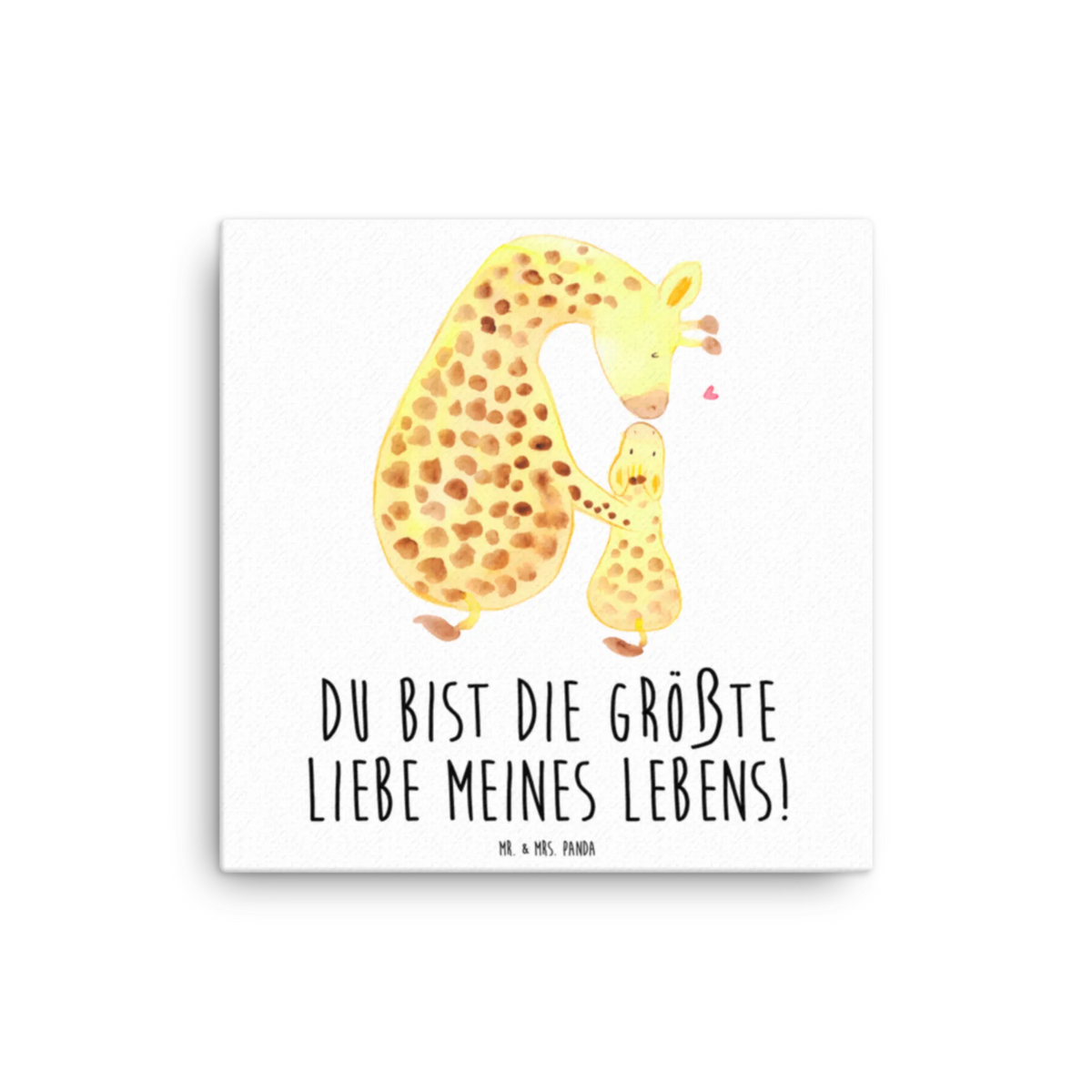 Leinwand Bild Giraffe Kind Leinwand, Kunstdruck, Afrika, Wildtiere, Sohn, Kind, Giraffe, Lieblingsmensch, Mama, Mutter, Tochter