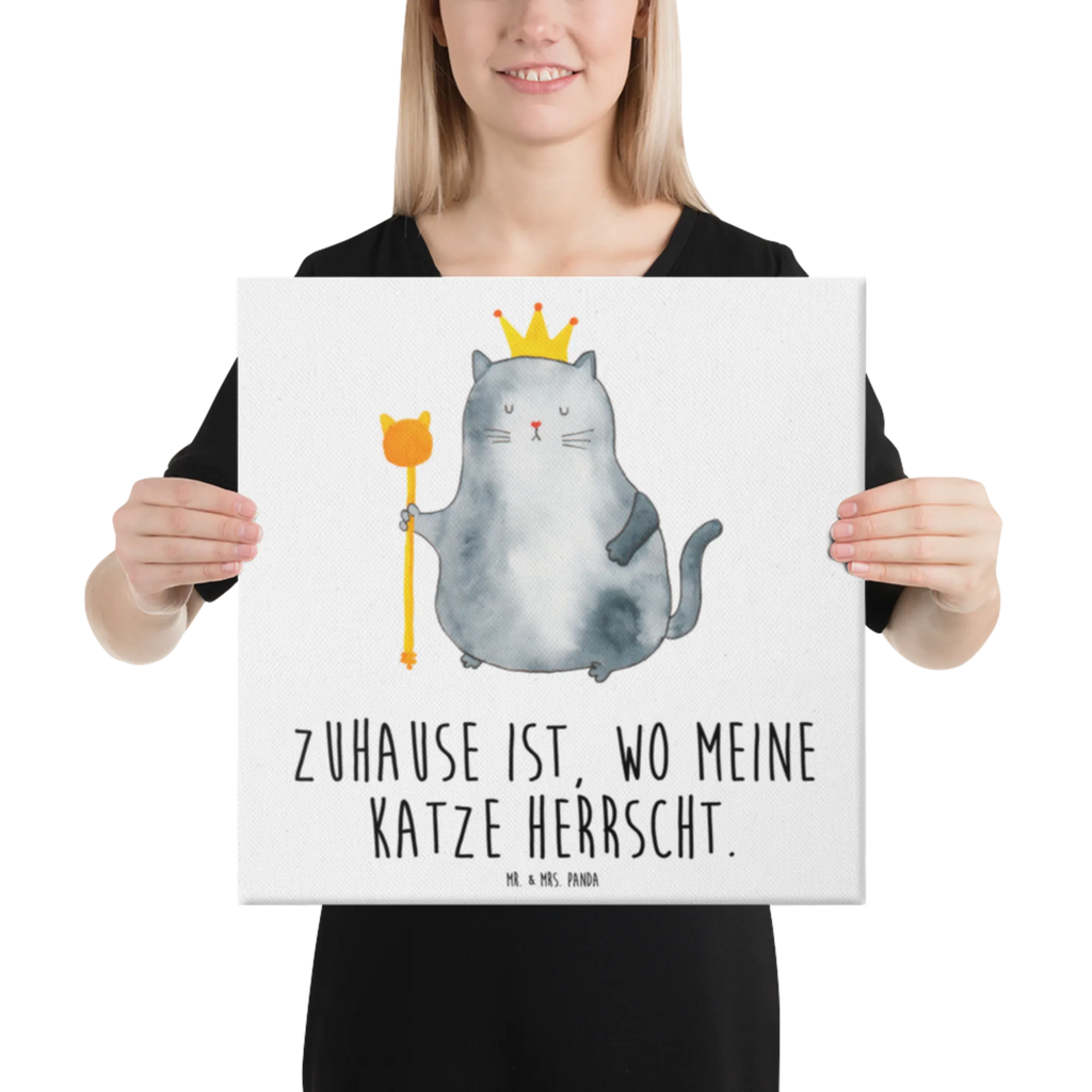Canvas picture kot Król Leinwand, Kunstdruck, Katzenmotiv, Katzenfan, Katzendeko, Katzenfreund, Katzenliebhaber, Katzenprodukte, Katzenartikel, Katzenaccessoires, Katzensouvenirs, Katzenliebhaberprodukte, Katzenmotive, Katze, Kater, Haustier, Erste Eigenen Wohnung, Umzug, Cat, Cats, Wohnung, Mietze, Katzenbesitzerin, Katzen, König, Katzenhalter, Einzug, Mietzhaus, Königin, Familie, Queen