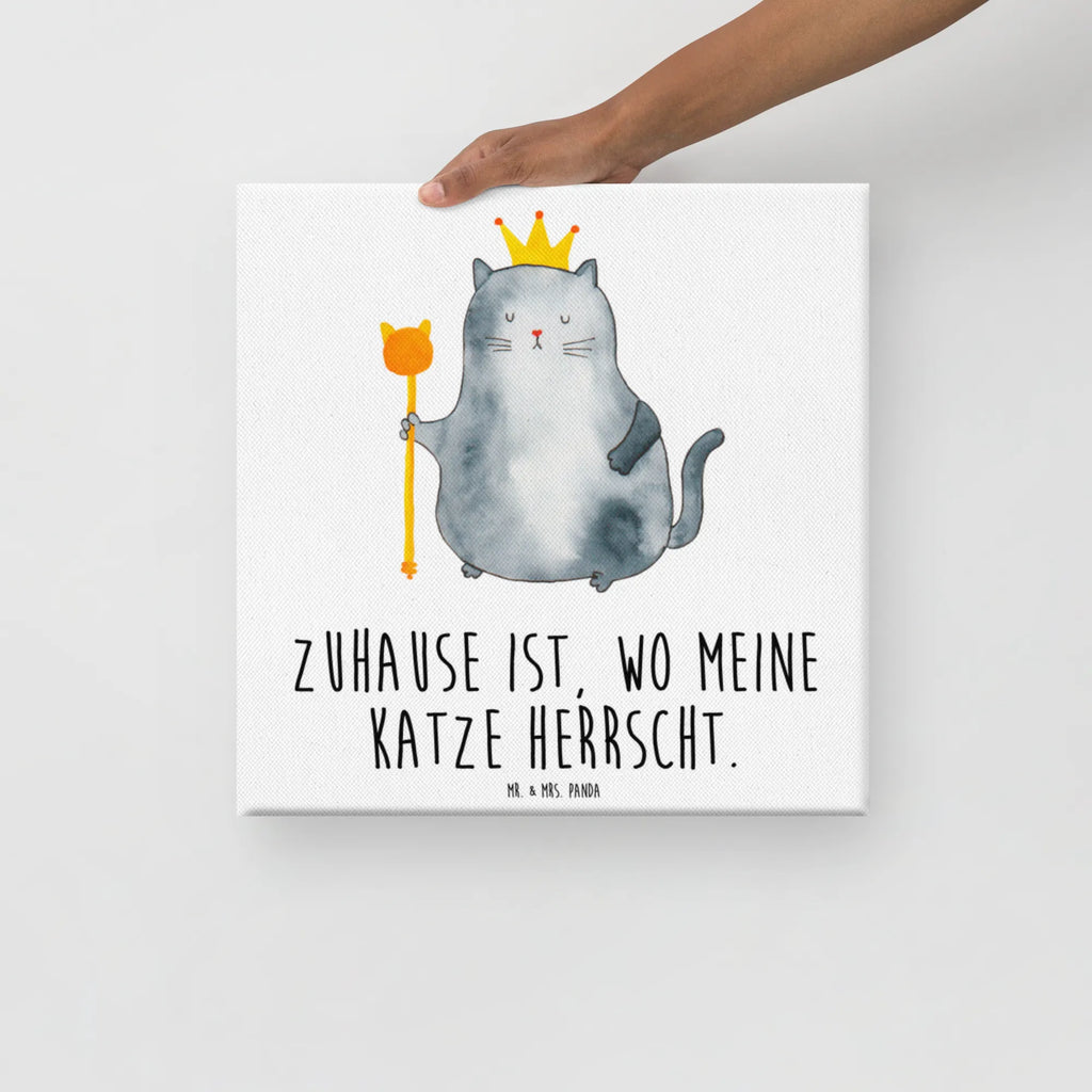 Canvas picture kot Król Leinwand, Kunstdruck, Katzenmotiv, Katzenfan, Katzendeko, Katzenfreund, Katzenliebhaber, Katzenprodukte, Katzenartikel, Katzenaccessoires, Katzensouvenirs, Katzenliebhaberprodukte, Katzenmotive, Katze, Kater, Haustier, Erste Eigenen Wohnung, Umzug, Cat, Cats, Wohnung, Mietze, Katzenbesitzerin, Katzen, König, Katzenhalter, Einzug, Mietzhaus, Königin, Familie, Queen