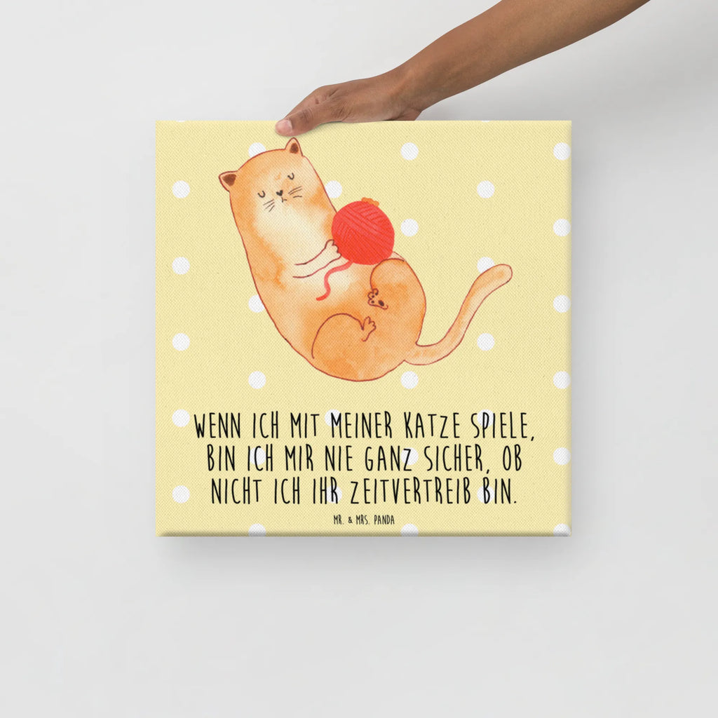 Leinwand Bild Katze Wolle Kunstdruck, Leinwand, Katzenmotiv, Katzenfan, Katzendeko, Katzenfreund, Katzenliebhaber, Katzenprodukte, Katzenartikel, Katzenaccessoires, Katzensouvenirs, Katzenliebhaberprodukte, Katzenmotive, Katze, Katzenhalter, Haustier, Verspielt, Wolle, Cats, Spiel, Mietze, Katzen, Wollknäuel, Katzenbesitzerin, Spielen, Kater, Cat