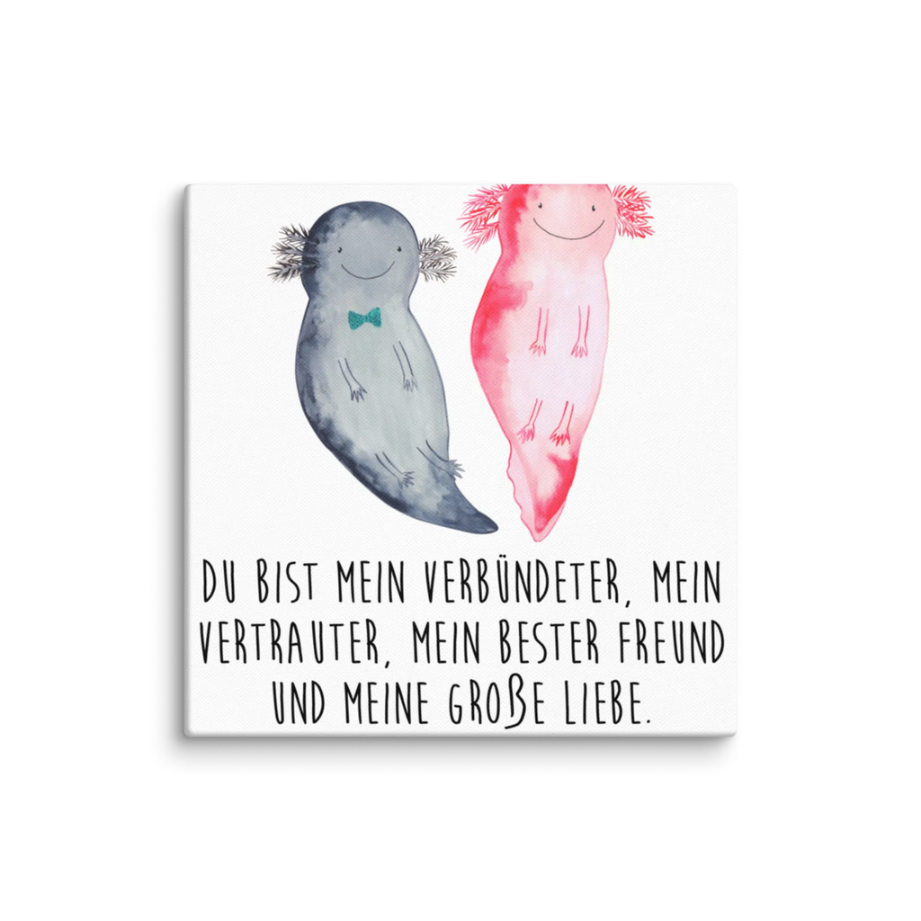 Canvas picture axolotl Girlfriend Kunstdruck, Leinwand, Molch, Axolotl, Große Liebe, Verlobter, Freund, Lurch, Lurche, Ehemann, Axolot, Valentinstag, Schwanzlurch, Liebesbeweis, Jahrestag, Liebe