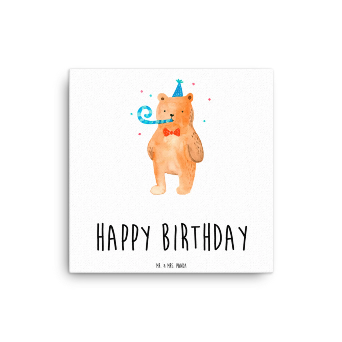 Leinwand Bild Bär Geburtstag Leinwand, Kunstdruck, Teddy, Bär, Teddybär, Geburtstag, Alles Gute, Happy Birthday, Glückwunsch