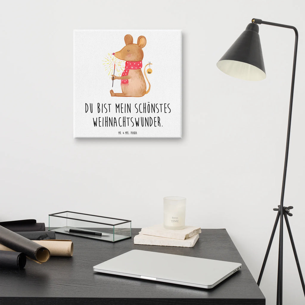 Canvas picture Mouse Christmas Leinwand, Bild, Kunstdruck, Wanddeko, Dekoration, Winter, Weihnachten, Weihnachtsdeko, Nikolaus, Advent, Heiligabend, Wintermotiv, Frohe Weihnachten, Weihnachtsgruß, Weihnachtsmotiv, Maus, Mäuschen, Weihnachtswunder