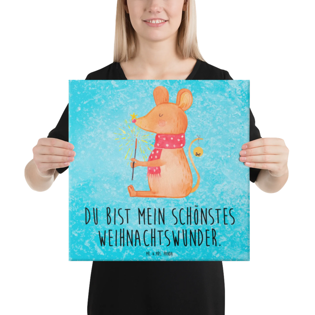 Canvas picture Mouse Christmas Leinwand, Bild, Kunstdruck, Wanddeko, Dekoration, Winter, Weihnachten, Weihnachtsdeko, Nikolaus, Advent, Heiligabend, Wintermotiv, Frohe Weihnachten, Weihnachtsgruß, Weihnachtsmotiv, Maus, Mäuschen, Weihnachtswunder