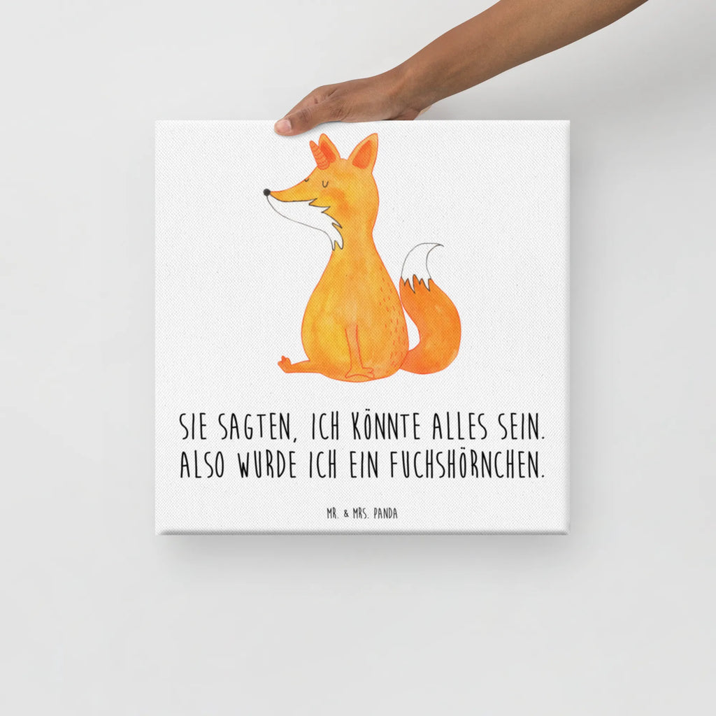 Leinwand Bild Fuchshörnchen Leinwand, Bild, Kunstdruck, Wanddeko, Dekoration, Einhorn, Einhörner, Einhorn Deko, Unicorn, Fuchs, Unicorns, Fuchshörnchen, Fuchshorn, Foxycorn, Füchse
