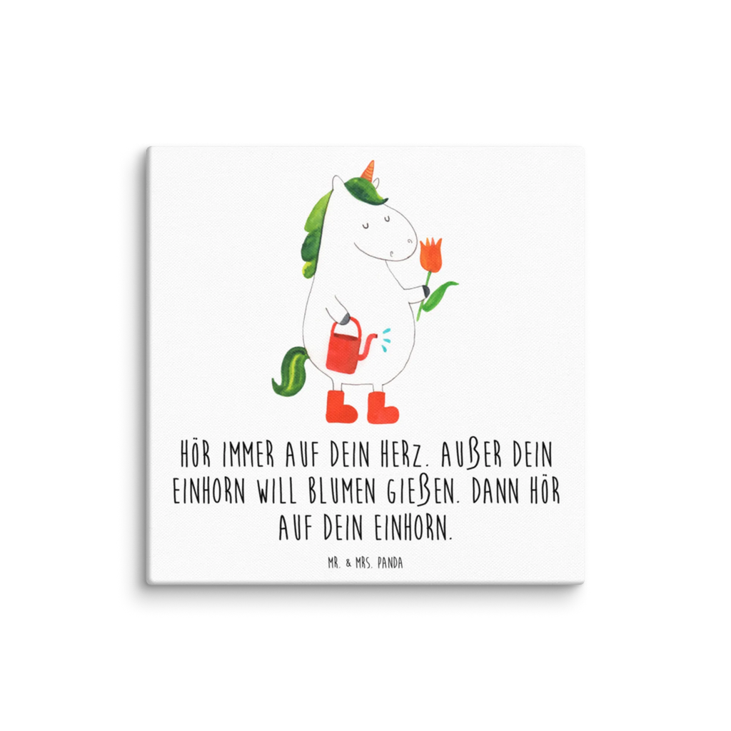 Canvas picture unicorn gardener Leinwand, Bild, Kunstdruck, Wanddeko, Dekoration, Einhorn, Einhörner, Einhorn Deko, Unicorn, Luftballon, Gießkanne, Giesskanne, Lebenslust, Freude, Blume, Freundin, Garten, Stiefel