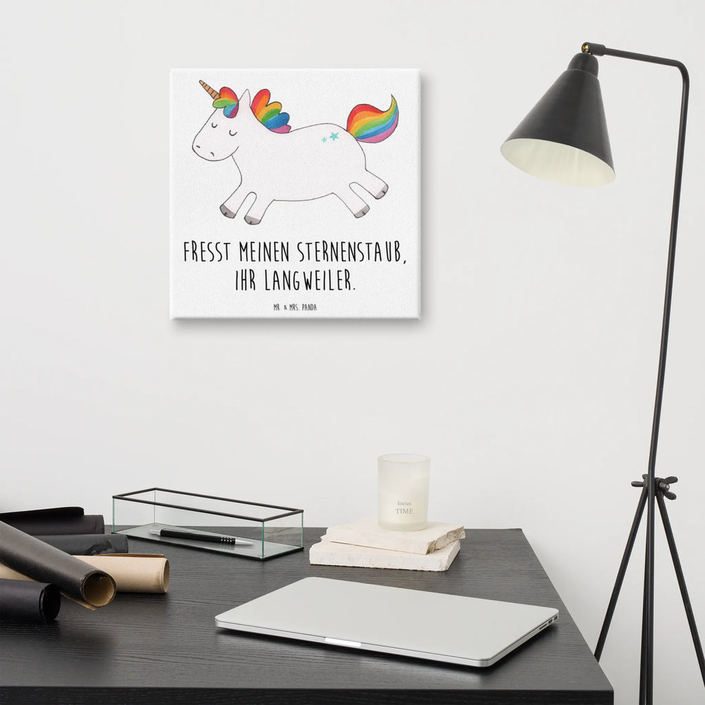 Canvas picture unicorn happy Wanddeko, Dekoration, Leinwand, Kunstdruck, Bild, Einhorn, Einhörner, Einhorn Deko, Unicorn, witzig, Lachen, Spaß, spannend, glücklich, Lächeln, Lebensfreude, Freude, fröhlich