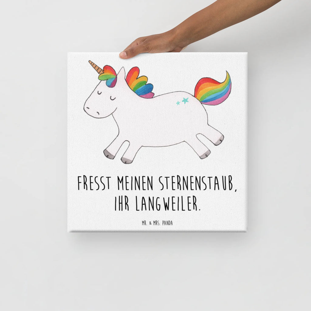Canvas picture unicorn happy Wanddeko, Dekoration, Leinwand, Kunstdruck, Bild, Einhorn, Einhörner, Einhorn Deko, Unicorn, witzig, Lachen, Spaß, spannend, glücklich, Lächeln, Lebensfreude, Freude, fröhlich
