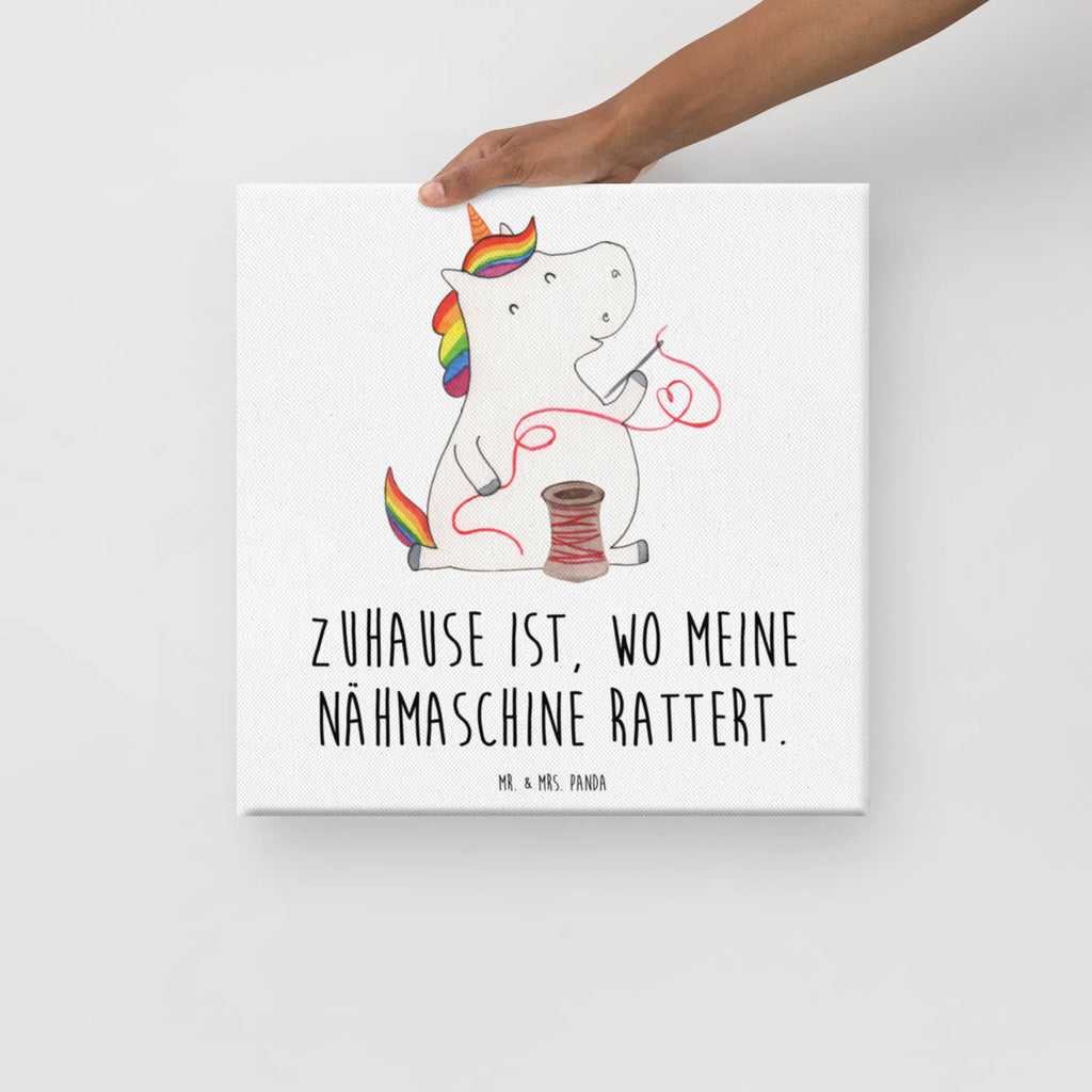 Leinwand Bild Einhorn Näherin Kunstdruck, Leinwand, Unicorn, Einhorn, Einhorn Deko, Einhörner, Nähzimmer, Freundin, Nähen, Stricken, Häkeln, Basteln, Mädchen, Näherin