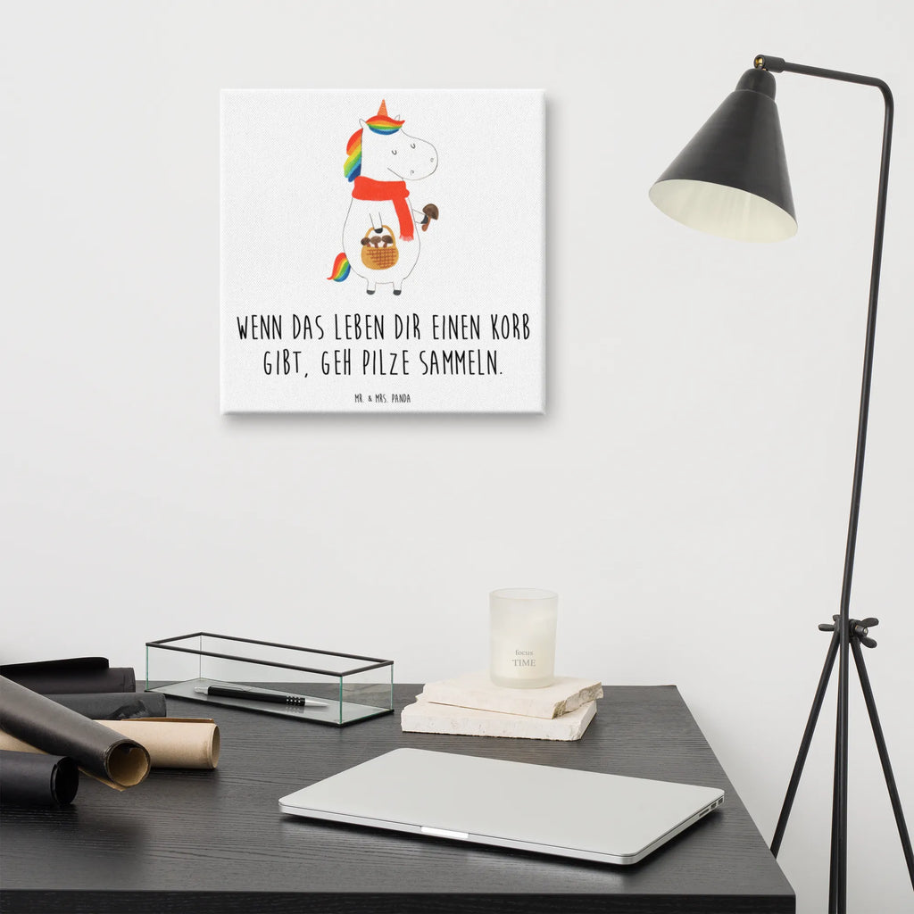 Leinwand Bild Einhorn Pilz Leinwand, Bild, Kunstdruck, Wanddeko, Dekoration, Einhorn, Einhörner, Einhorn Deko, Unicorn, Pilze, Pilzsammler, Motivation, Spruch, Liebeskummer