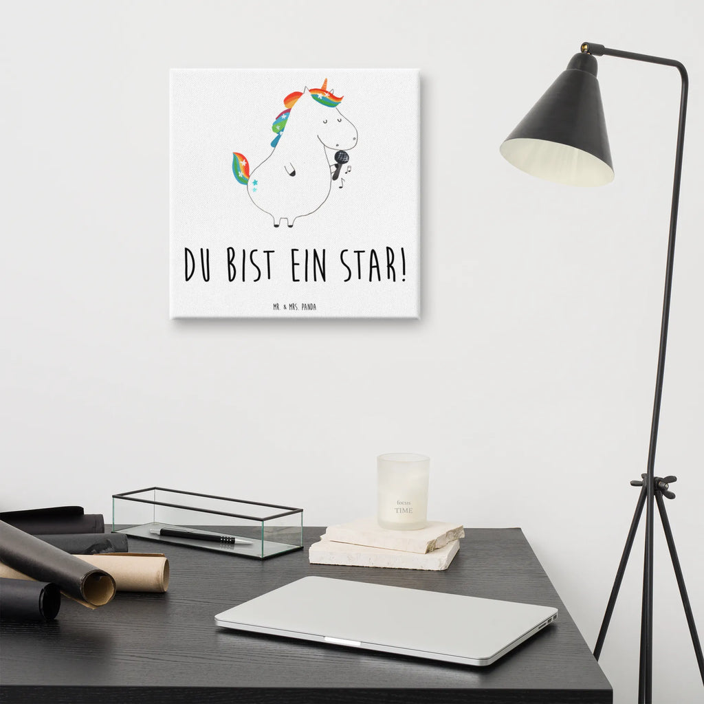 Leinwand Bild Einhorn Sänger Leinwand, Kunstdruck, Unicorn, Einhorn, Einhorn Deko, Einhörner, Konfetti, Freundin, Party, Feier, Glitzer, Sänger, Disco, Sängerin, Geburtstag, Fest