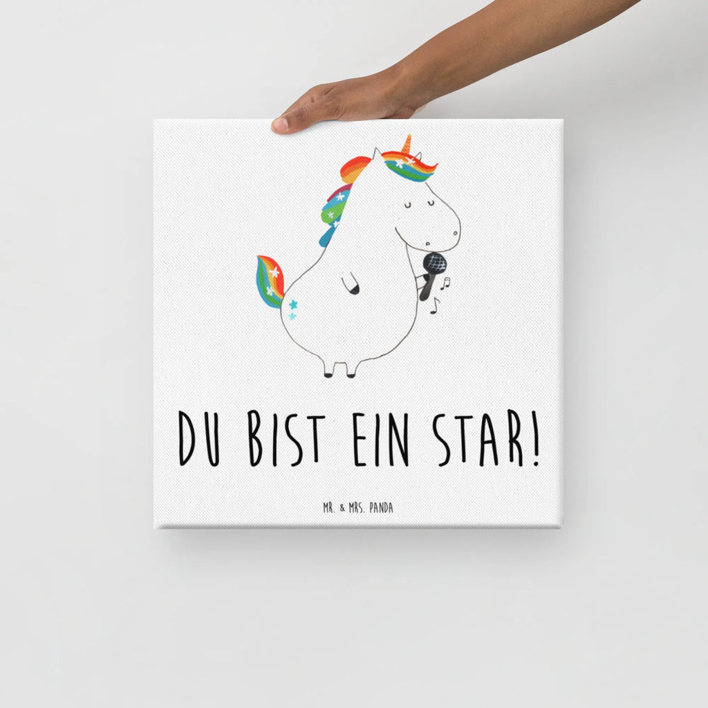 Leinwand Bild Einhorn Sänger Leinwand, Kunstdruck, Unicorn, Einhorn, Einhorn Deko, Einhörner, Konfetti, Freundin, Party, Feier, Glitzer, Sänger, Disco, Sängerin, Geburtstag, Fest