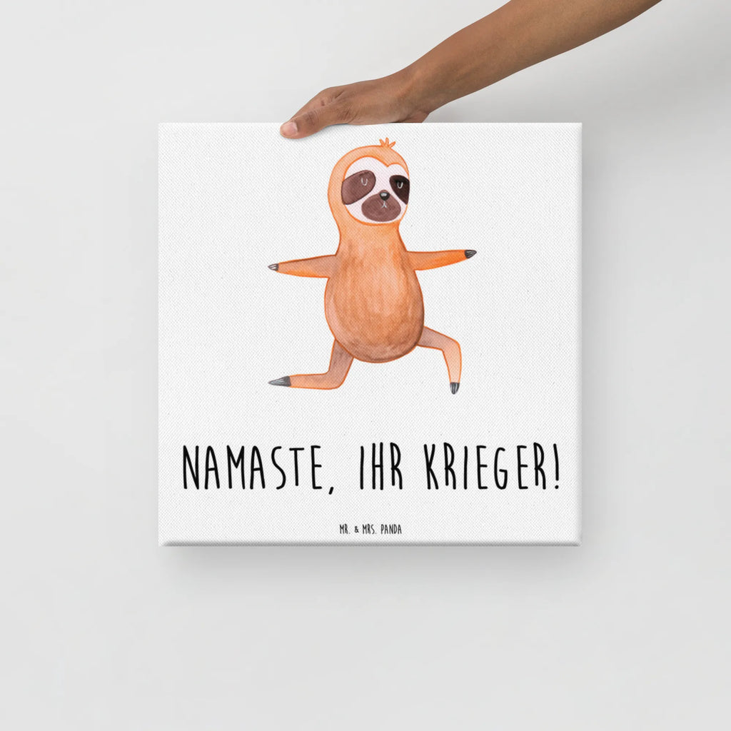 Canvas picture sloth yoga Kunstdruck, Leinwand, Faultier, Faultier Geschenk, Faultier Deko, Krieger, Namaste, Meditation, Lieblingstier, Yoga, Entspannung, faul, Yogaübungen, Atmung, Gelassenheit, Faultiere