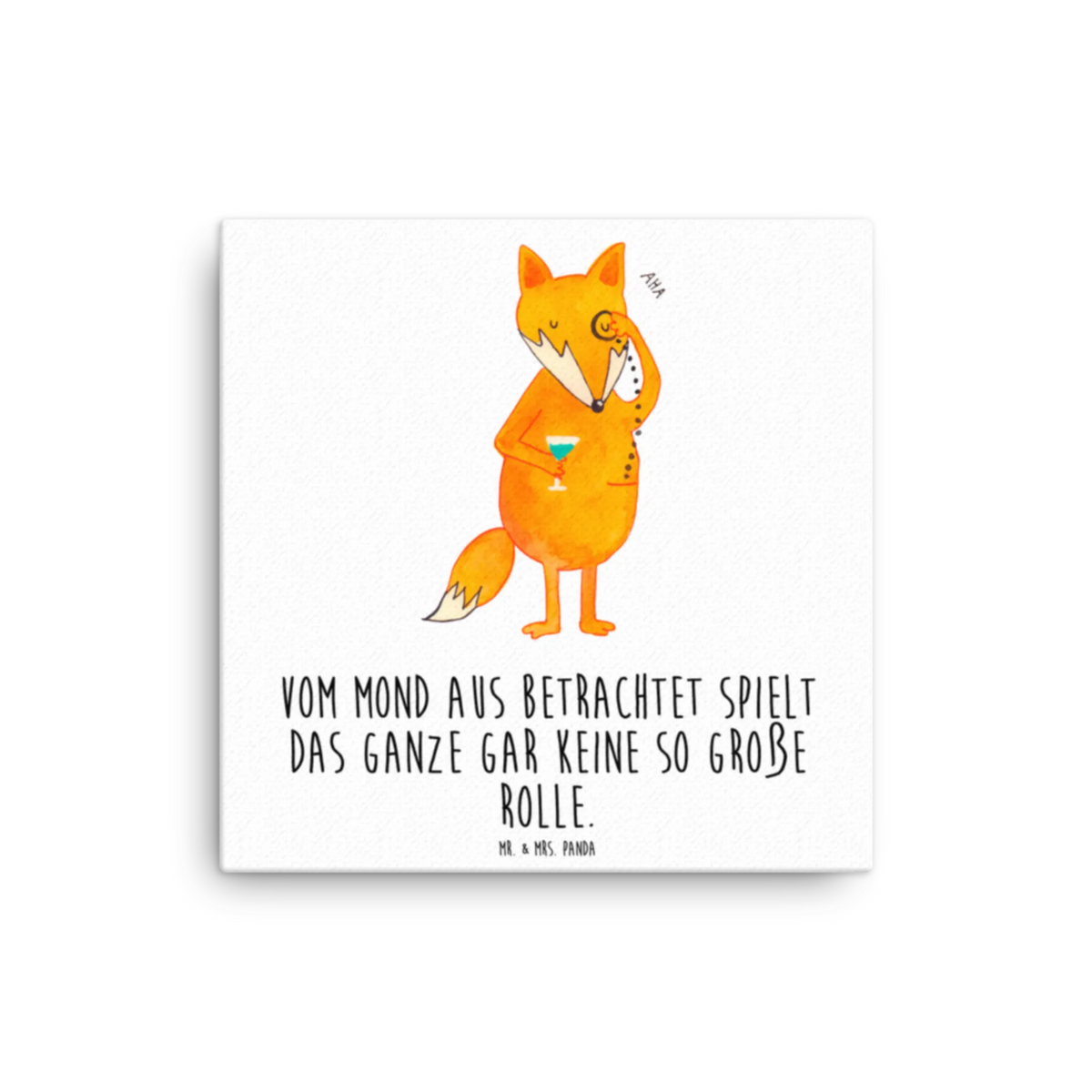 Leinwand Bild Fuchs Lord Kunstdruck, Leinwand, Fuchs, Füchse, Tröstende Worte, Liebeskummer Geschenk, Motivation Spruch, Spruch Lustig, Problemlösung