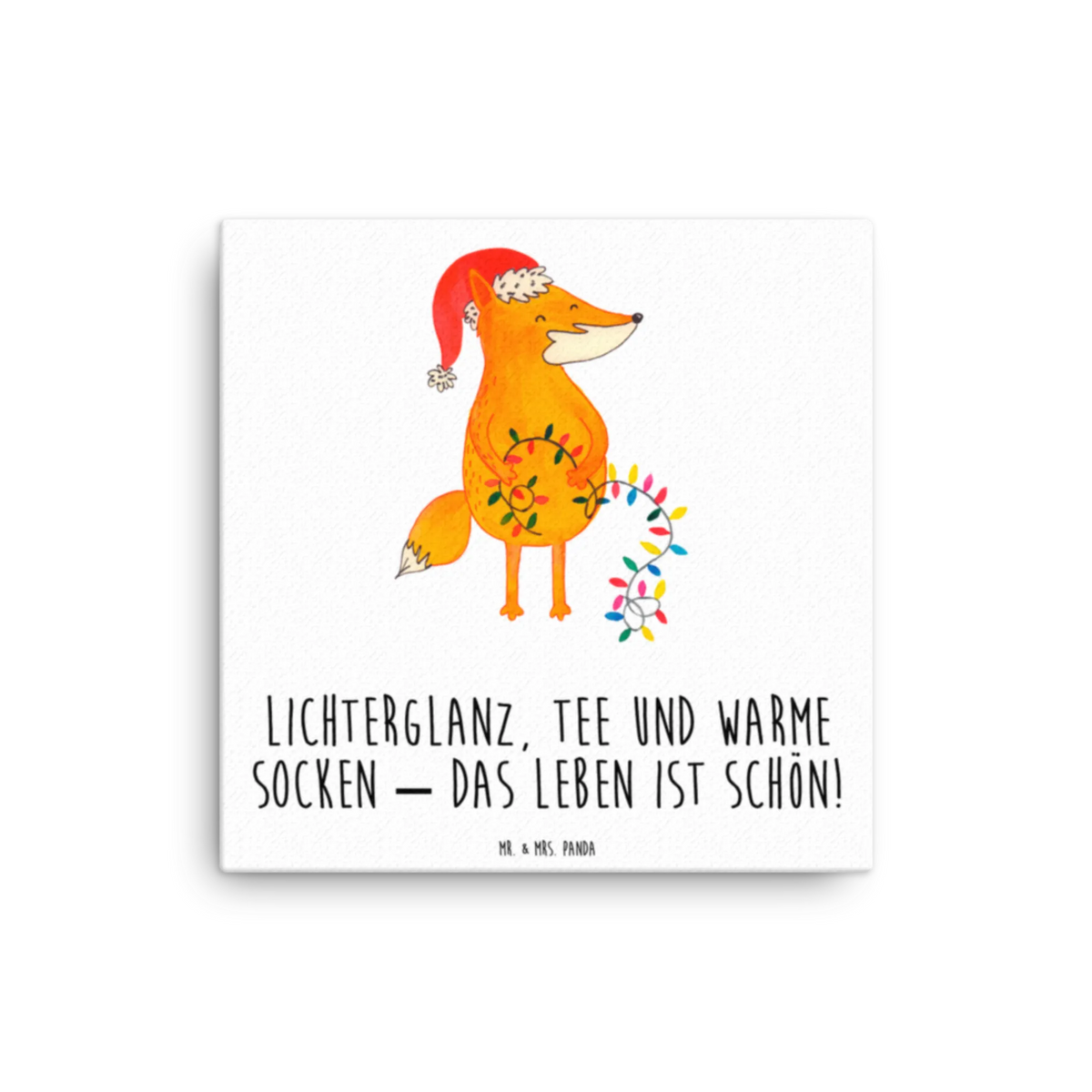 Leinwand Bild Fuchs Weihnachten Kunstdruck, Leinwand, Weihnachten, Winter, Weihnachtsdeko, Nikolaus, Advent, Heiligabend, Wintermotiv, Füchse, Spruch schön, Geschenk Weihnachten, Weihnachtsmann, Weihnachtszeit, Fuchs