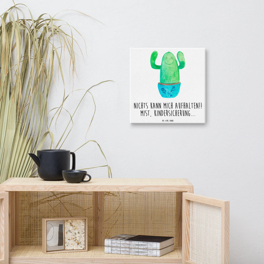 Canvas picture cactus happy Dekoration, Kunstdruck, Leinwand, Bild, Wanddeko, Kaktus, Kakteen, Motivation, Familie, Kollegin, Büro, Mutter, Ausbildung, Neustart, lustig, Freundin, Büroalltag, Spruch, Kindersicherung, Kollege