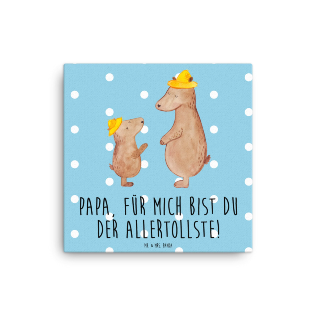 Canvas picture Niedźwiedzie z kapeluszami Kunstdruck, Leinwand, Vatertag, Schwester, Muttertag, Bruder, Papa, Mama, Oma, Opa, Familie, Papi, Dad, Lieblingsmensch, Vorbild, Vater-Sohn, Vater, Sohn, Bären, Kind, Söhne, Bär, Kinder, Paps, Family, Daddy