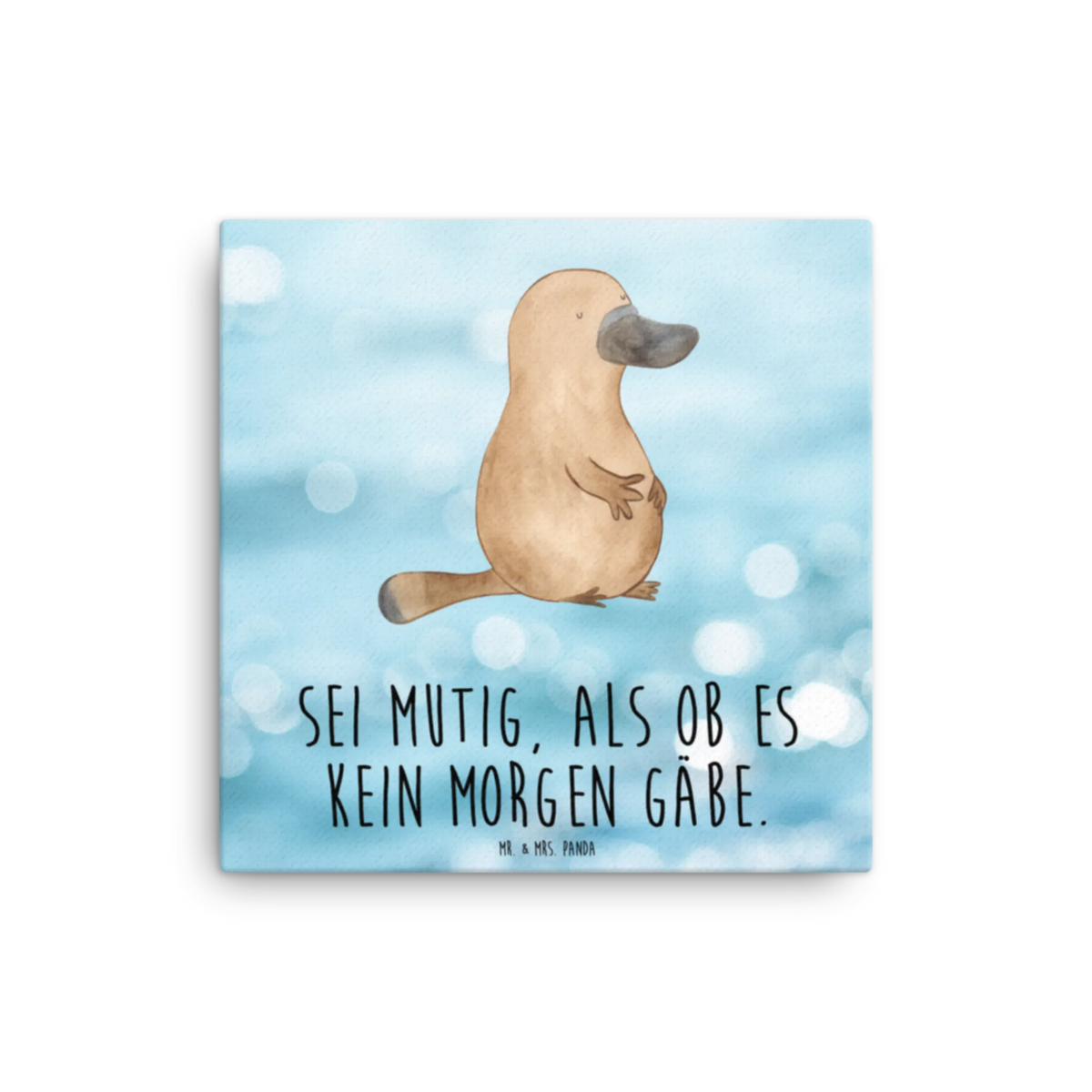 Leinwand Bild Schnabeltier Mut Kunstdruck, Leinwand, Meer, Meerestiere, Urlaub, Schnabeltiere, Motivation, Neuanfang, mutig, Weltreise, Raodtrip, Büro, Mut, Arbeit, Schnabeltier, Lebensweisheit, Neustart, Training