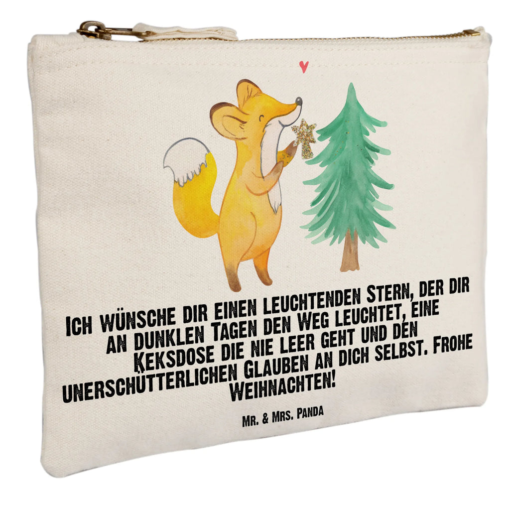 Make-up bag Fox Christmas tree Winter, Christmas, Christmas time, snow, christmas days, santa claus, christmas eve, christmas decoration, christmas, christmas present, skate, winter, christmas time, fox
