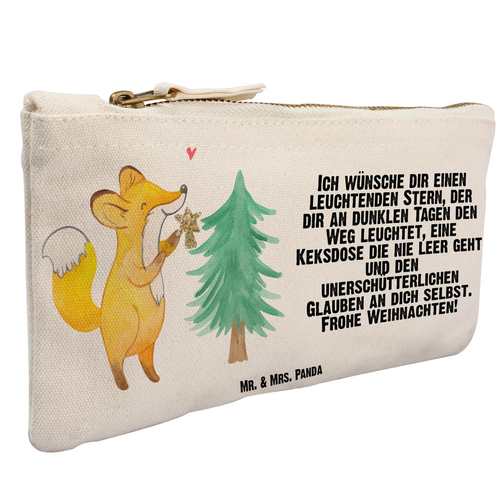 Make-up bag Fox Christmas tree Winter, Christmas, Christmas time, snow, christmas days, santa claus, christmas eve, christmas decoration, christmas, christmas present, skate, winter, christmas time, fox