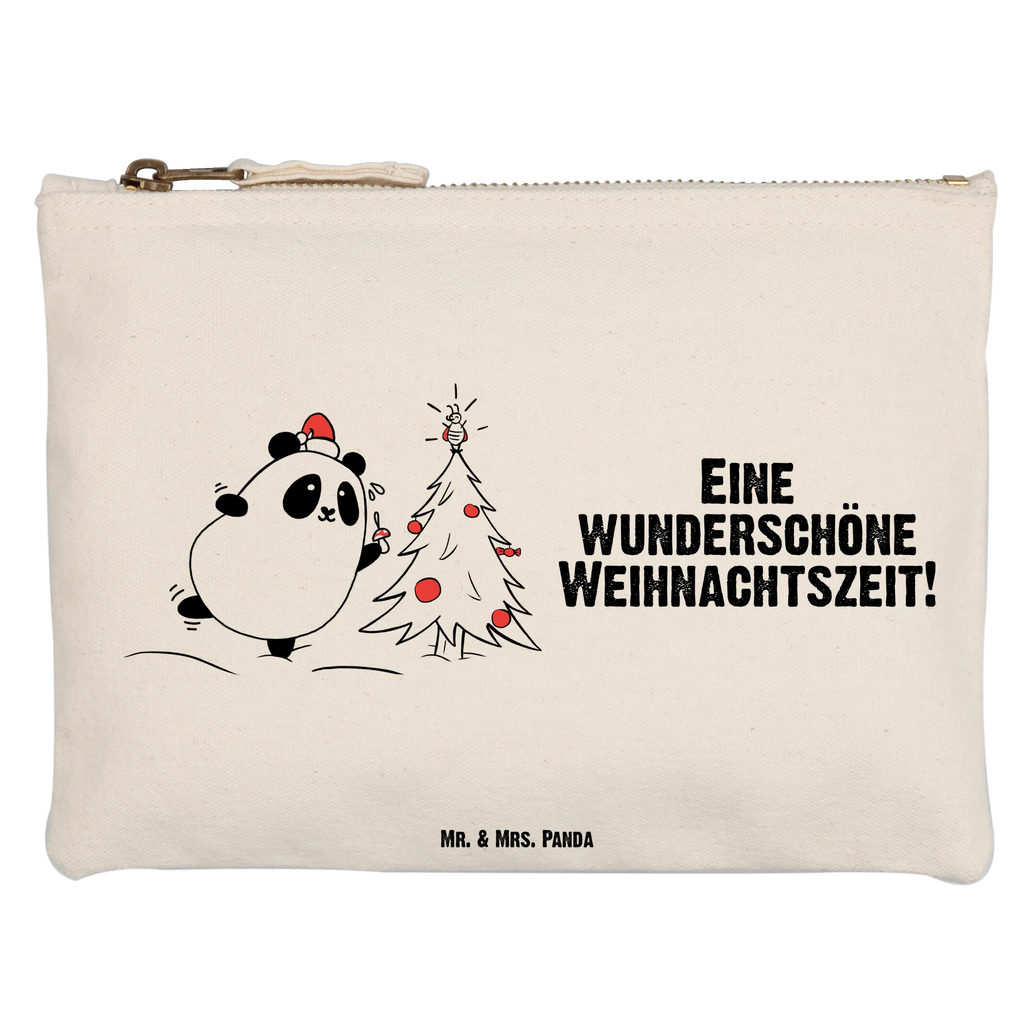 Make-up bag Panda Christmas Time pinsel tasche, Schminktäschchen, Stiftemäppchen, Waschtasche, Etui, Schminktasche, Federmappe, toiletry bag, pencil case, beauty tasche, Schlampermäppchen, Kosmetikbeutel, utensilientasche, aufbewahrungsbeutel, Mäppchen, kosmetiktäschchen, aufbewahrungstasche, Kulturbeutel, beauty case, Schminkbeutel, Kulturtasche, Kosmetiktasche, Waschbeutel
