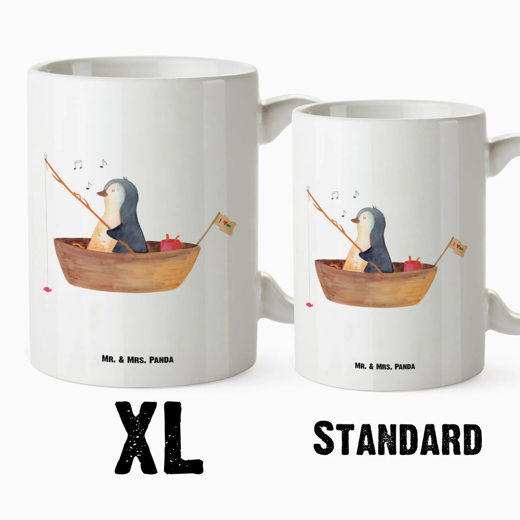 XL Tasse Pinguin Angelboot XL Tasse Für Zuhause, Tasse Mit Viel Fassungsvermögen, Tasse Für Tee Liebhaber, Frühstückstasse Groß, Tasse In Übergröße, Tasse Extra Groß, Trinkbecher XL, Jumbo Tasse, XL Tasse Porzellan, Riesentasse, XL Tasse, Riesenkaffeetasse, Lustige XL Tasse, XL Tasse Geschenkidee, Große Tasse Mit Henkel, Becher XL, Übergröße Tasse, Mega Tasse, Kaffeetasse XL, Design Tasse Groß, Tasse Für Viel Kaffee, Tasse Großformat, Latte Becher XL, Große Keramiktasse, Teetasse XL, XL Tasse Für Arbeit, Mikrowellengeeignete XL Tasse, Große Tasse, Becher Für Büro Groß, Pinguin, Trennung, Lebenslust, genießen, Motivation, Neuanfang, Pinguine, Angeln, Geschenkidee Liebeskummer, Boot, Leben, Scheidung, Neustart, Angelboot