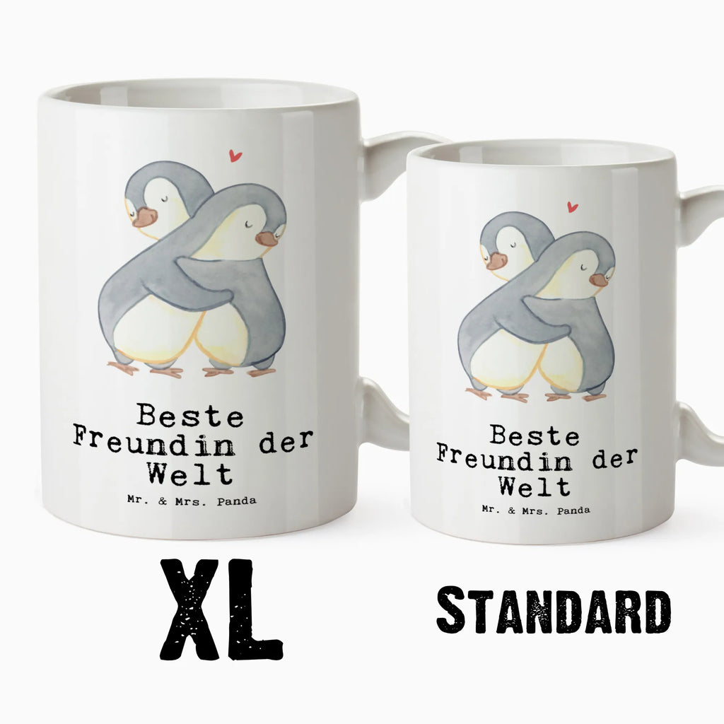 XL Tasse Pinguin Beste Freundin der Welt Tasse Extra Groß, Becher Für Büro Groß, Tasse In Übergröße, Tasse Mit Viel Fassungsvermögen, XL Tasse, Große Tasse Mit Henkel, Lustige XL Tasse, Tasse Großformat, Design Tasse Groß, Trinkbecher XL, XL Tasse Geschenkidee, Übergröße Tasse, Becher XL, Teetasse XL, Latte Becher XL, Riesenkaffeetasse, Tasse Für Viel Kaffee, XL Tasse Für Zuhause, Große Keramiktasse, Jumbo Tasse, Tasse Für Tee Liebhaber, Große Tasse, XL Tasse Porzellan, Mikrowellengeeignete XL Tasse, Frühstückstasse Groß, XL Tasse Für Arbeit, Riesentasse, Mega Tasse, Kaffeetasse XL, für, Dankeschön, Geschenk, Schenken, Geburtstag, Geburtstagsgeschenk, Geschenkidee, Danke, Bedanken, Mitbringsel, Freude machen, Geschenktipp, bff, bae, beste, Freundschaft. Liebste, Jahrestag, Spruch, Frau, Freundinnen, Freundin, beste Freundin, Ehefrau