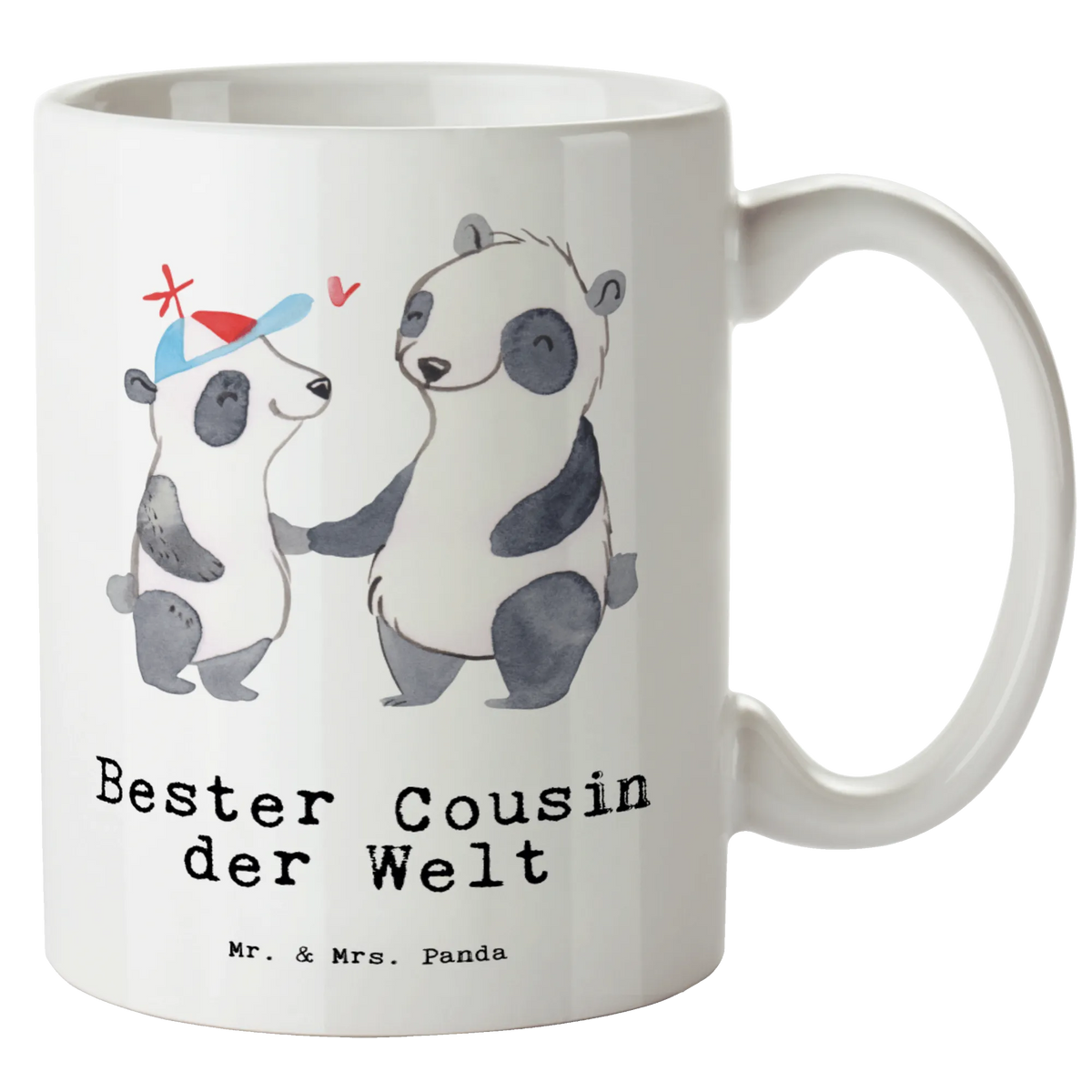 XL kubek Panda Najlepszy kuzyn na świecie Urodziny, Prezent, Dziękuję, Pomysł na prezent, dla, Wręczyć, Prezent urodzinowy, Podziękować, Upominek, Sprawić radość, Tip na prezent