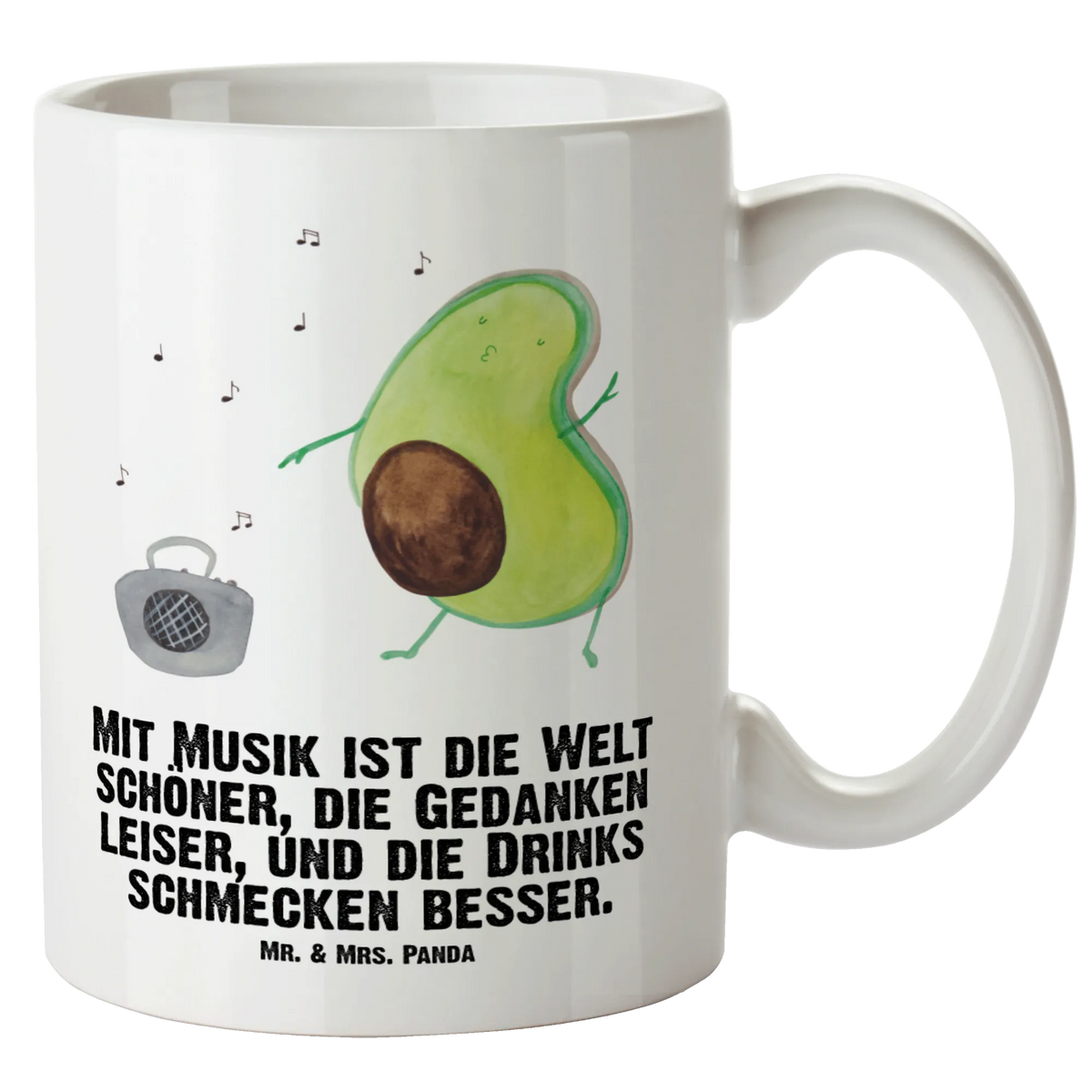 XL cup avocado Dance vegetables