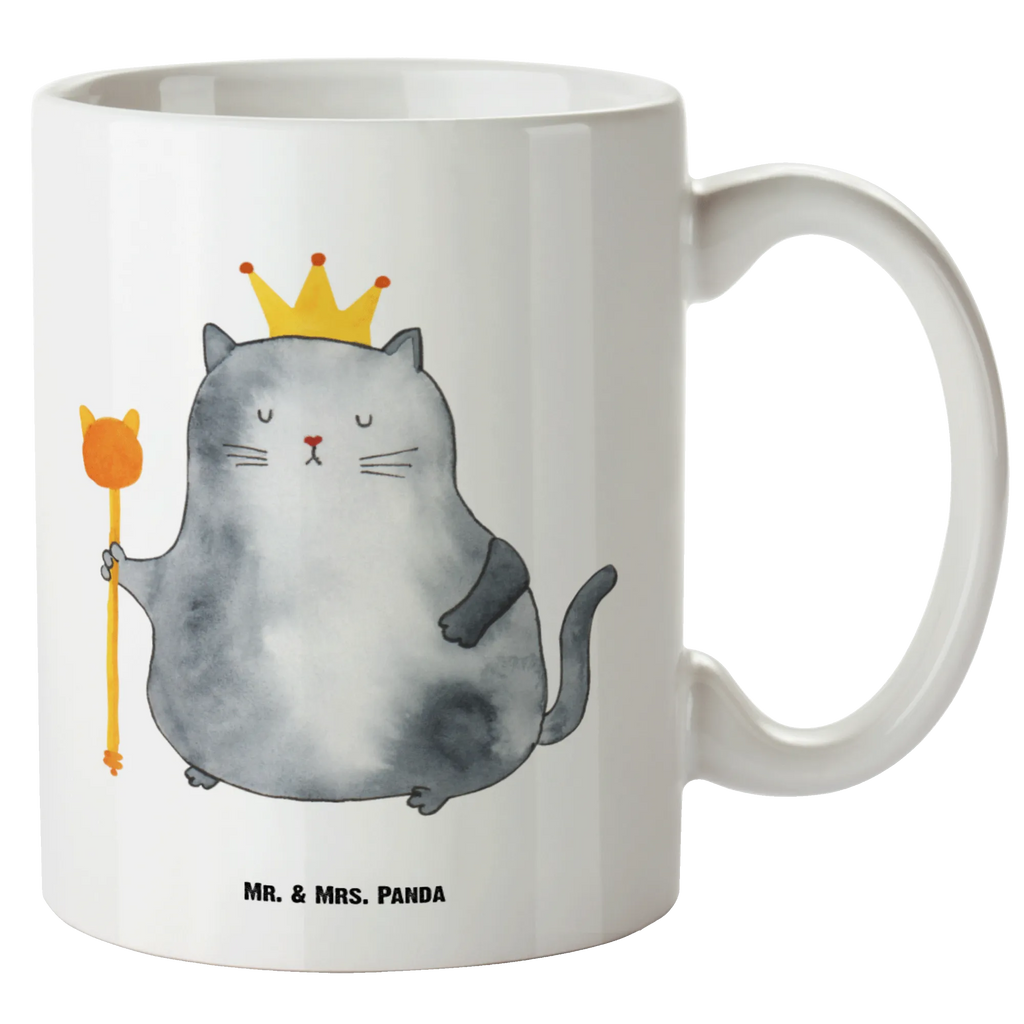 XL cup Cat king cat, tomcat, kitty, meow, kitten, housecat, mama cat, love cats, cat image, cat fan, cat lover, cat fancier, cat decoration, gift for cat lover, cat owner, funny cats, cat sayings, cat motto, funny cat gifts, fan merchandise, cat stuff, animal lover, queen, moving in, cats, family, pet, move, king, apartment, first own apartment, pussy, tenement