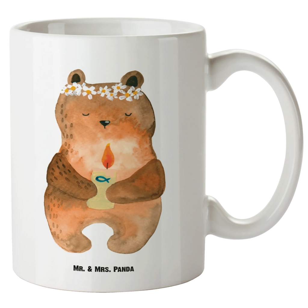XL cup bear communion bear, teddy, teddy bear, cuddly toy, catholic, communion, God's blessing, baptismal candle