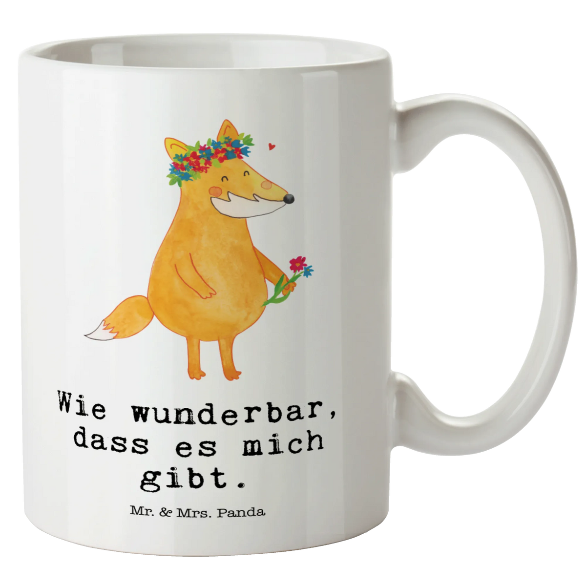 XL cup Fox Flower animal lover, foxes, forest wildlife, clever as a fox, flower girl, joy, self-love, flowers, girlfriend, girlfriends, proof of love, me, flower, fox girl