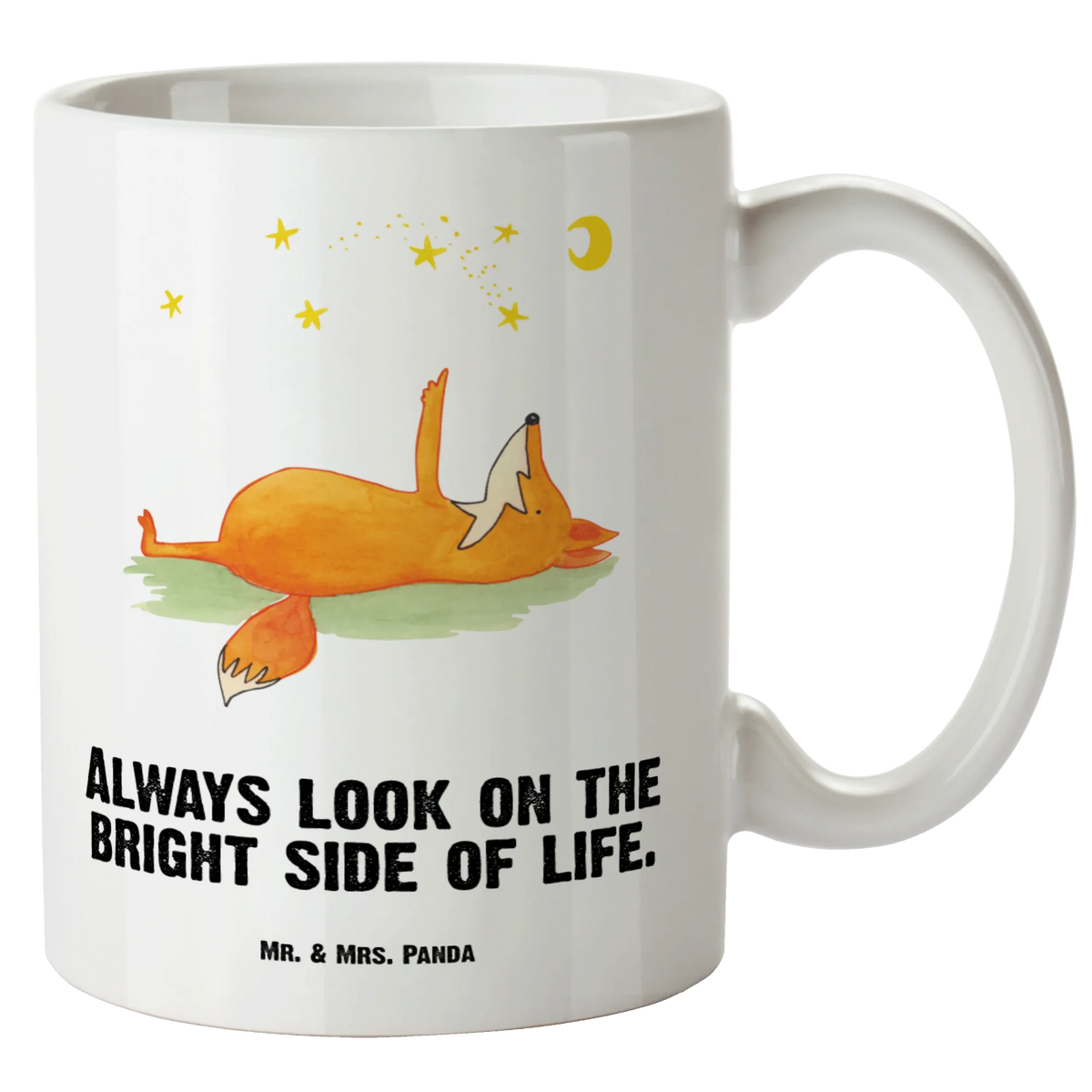 XL cup Fox Stars fox, foxes, forest wildlife, clever as a fox, animal lover, Saying positive, words of consolation, Always Look on the Bright Side of Life, Romance, Fox, Saying beautiful