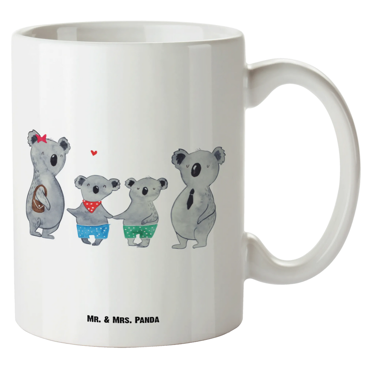 XL cup Koala family with two kids Father's Day, Mother's Day, favourite family, best family, family life, koala family, family time, koala bear