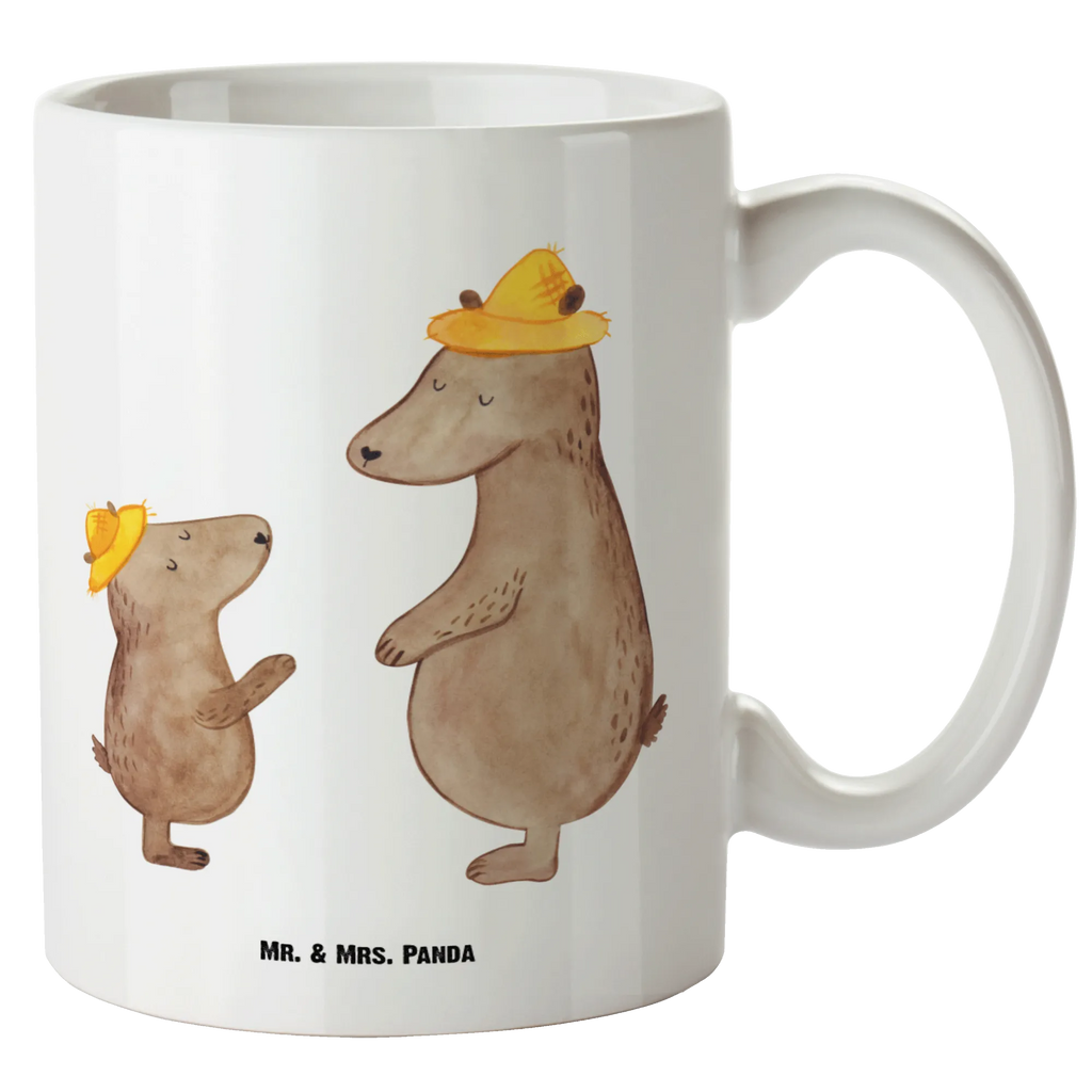 XL cup Bears with hats Family, Father's Day, Mother's Day, brother, sister, Mom, Dad, dad, bear, family, child, father-son, role model, father, father's day, daddy, favourite person, sons, children, son